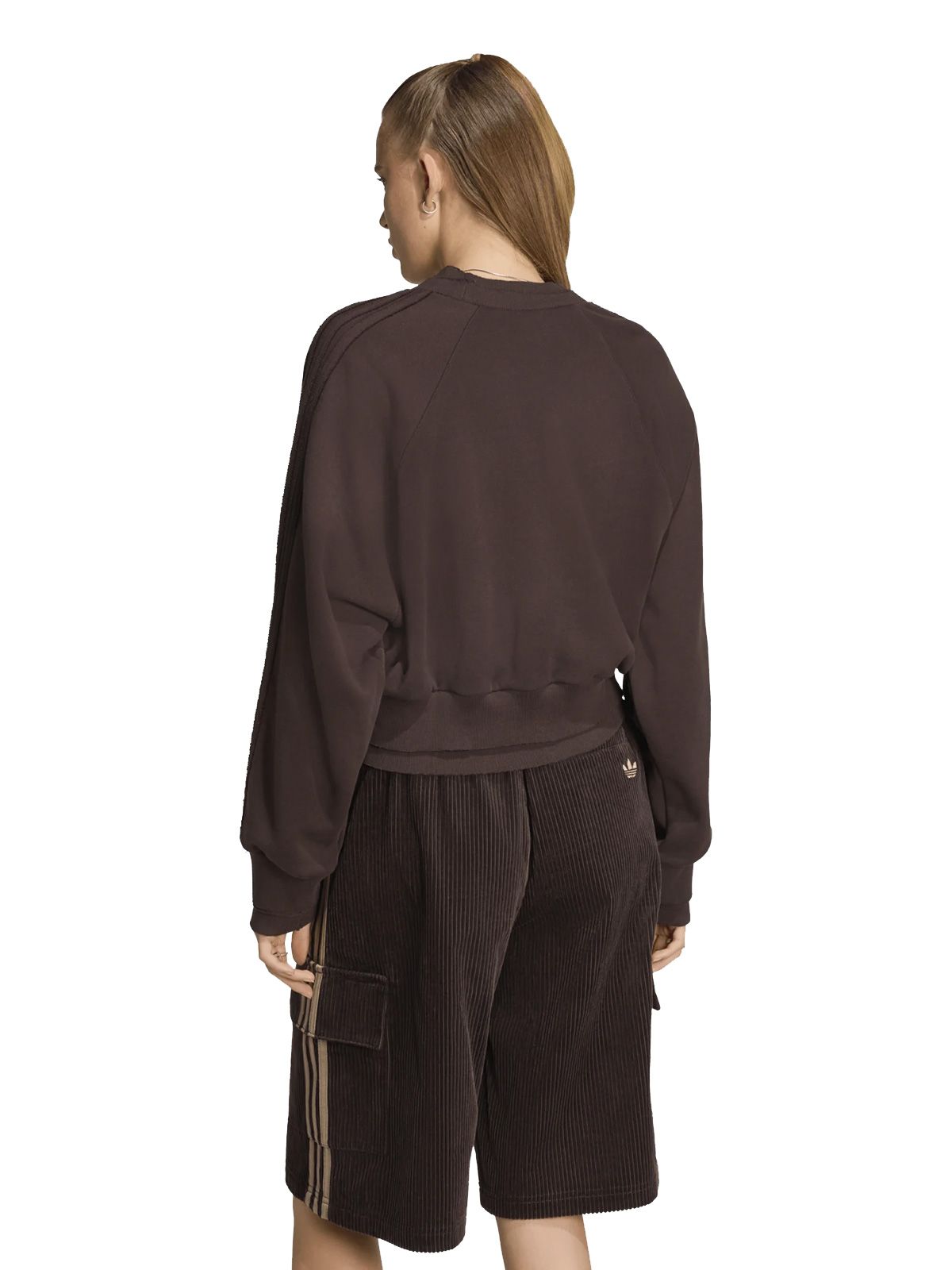 Felpa winterized marrone ADIDAS ORIGINALS