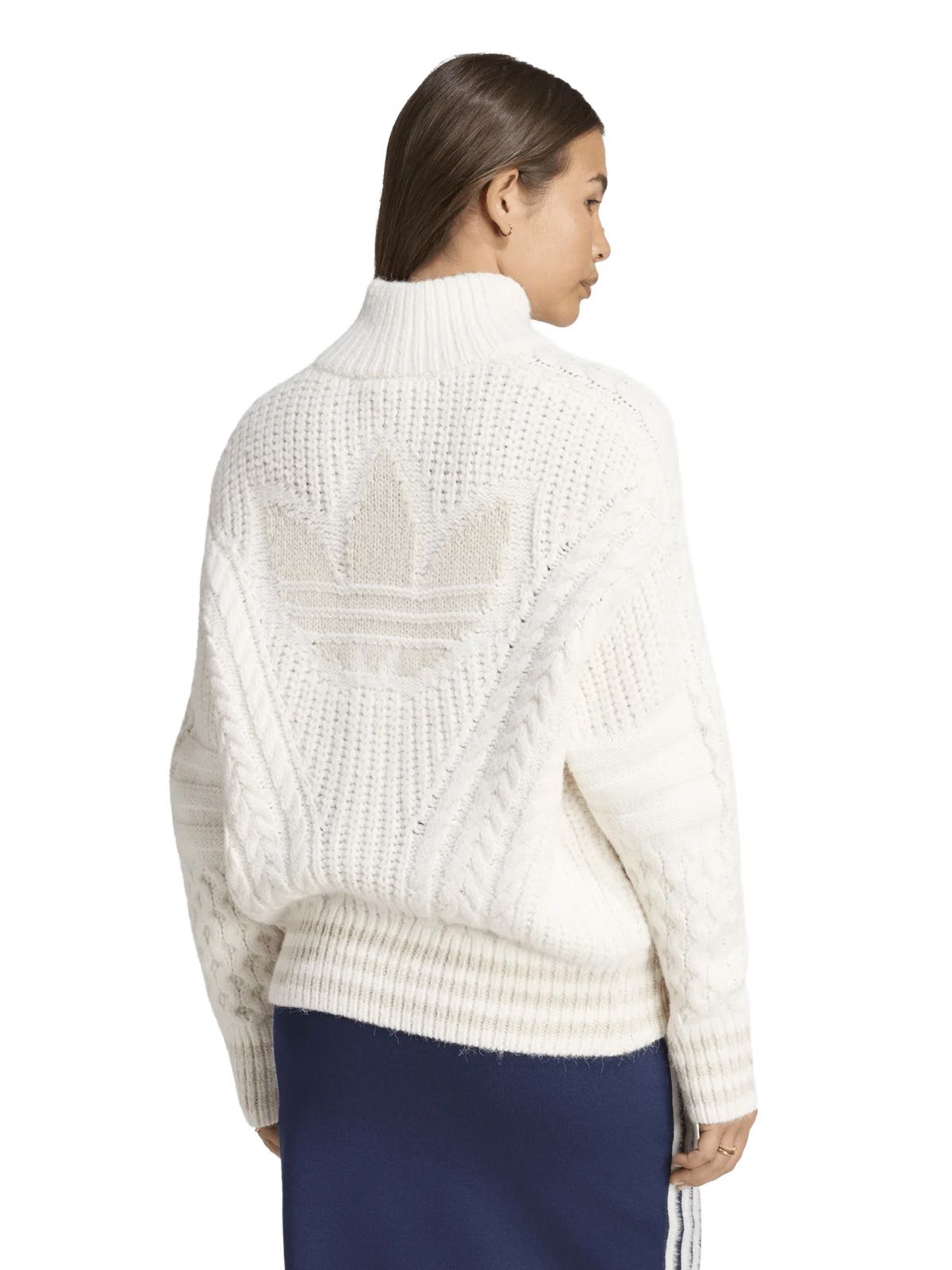 White knit fb tracktop ADIDAS ORIGINALS