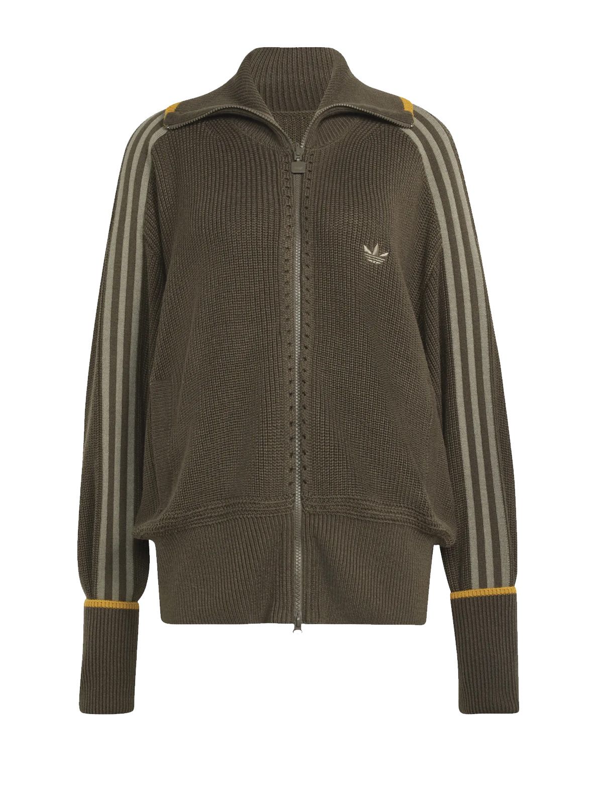 Felpa con cerniera firebird marrone