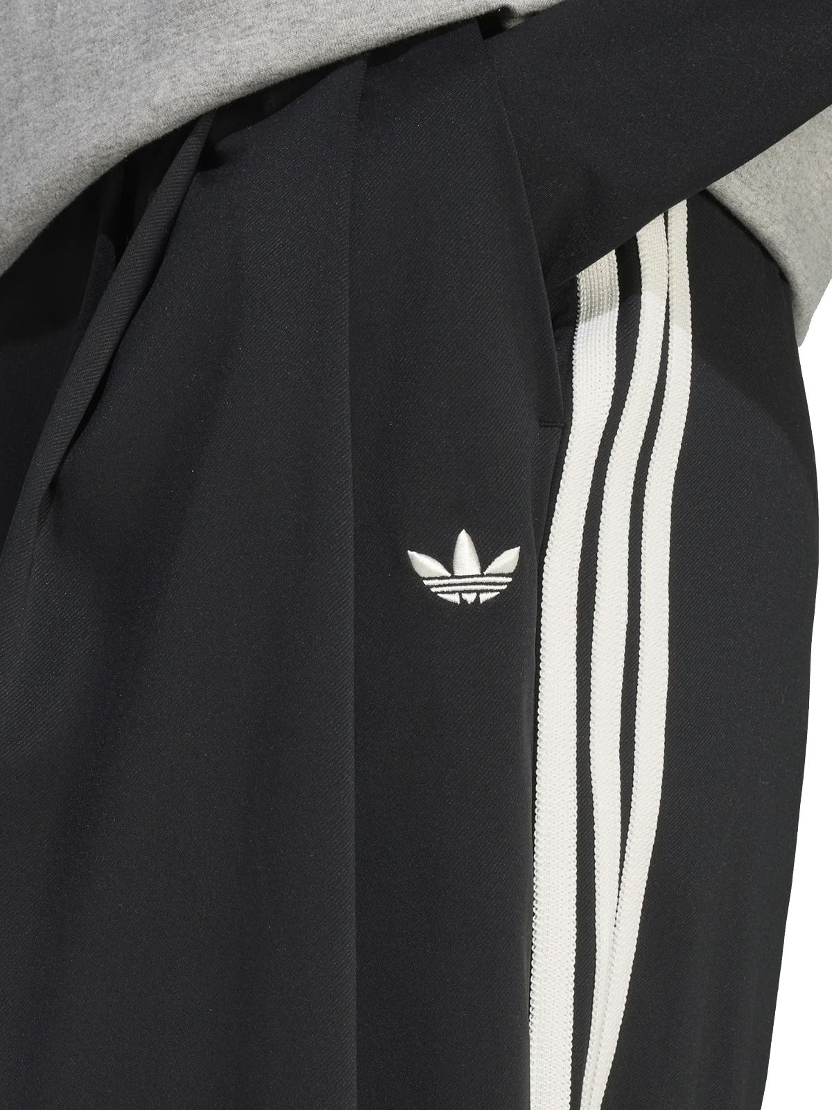 Black pleated pants ADIDAS ORIGINALS