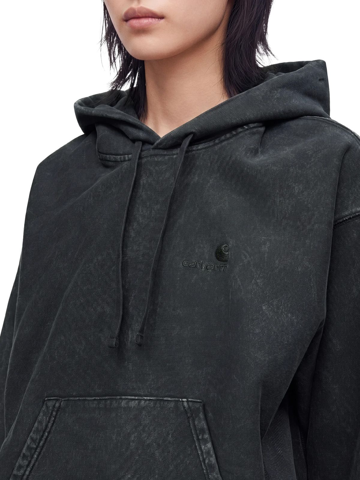 Felpa con cappuccio lambert nera CARHARTT WIP