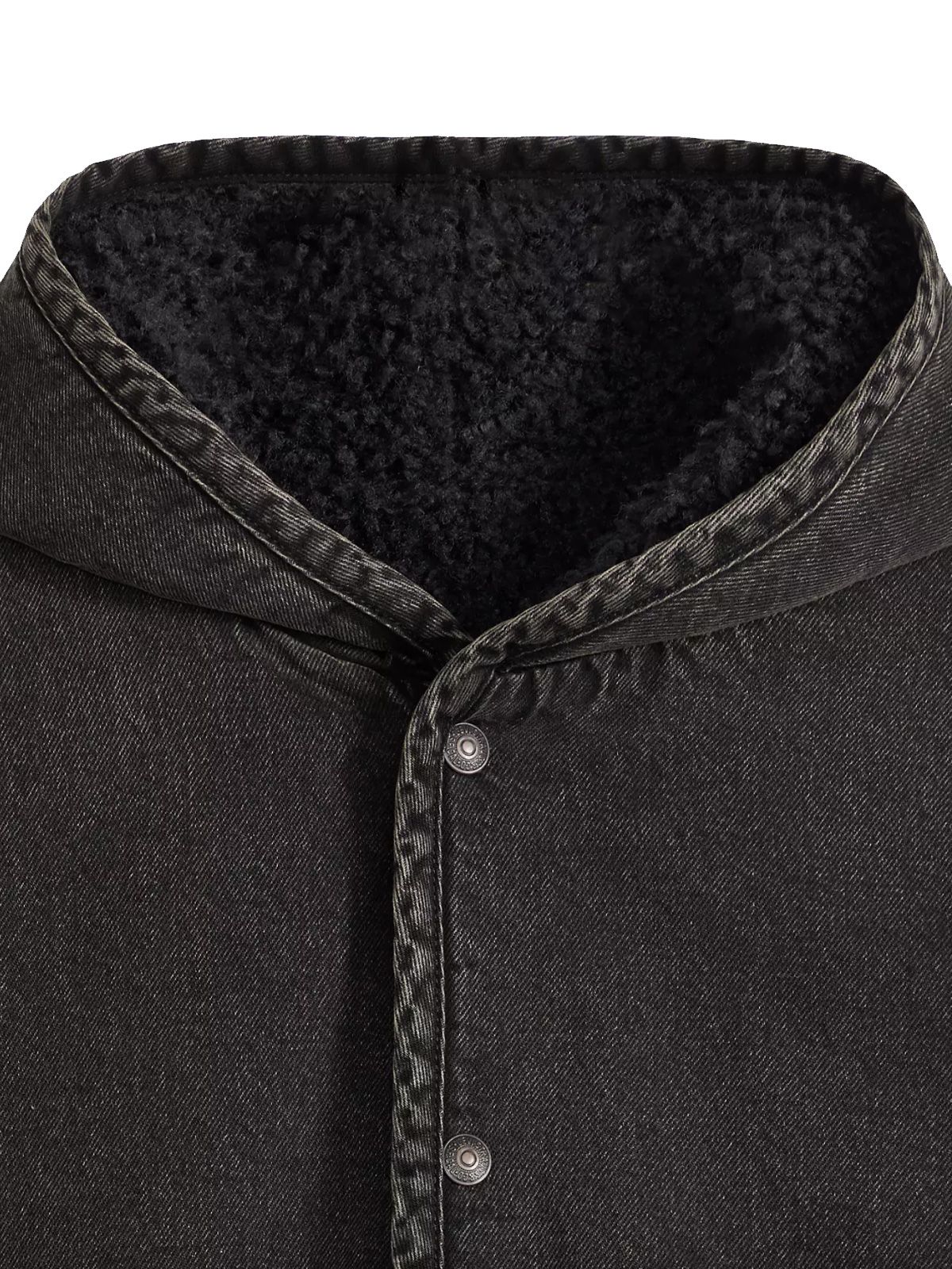 Giacca con cappuccio deck sherpa nera LEVI'S