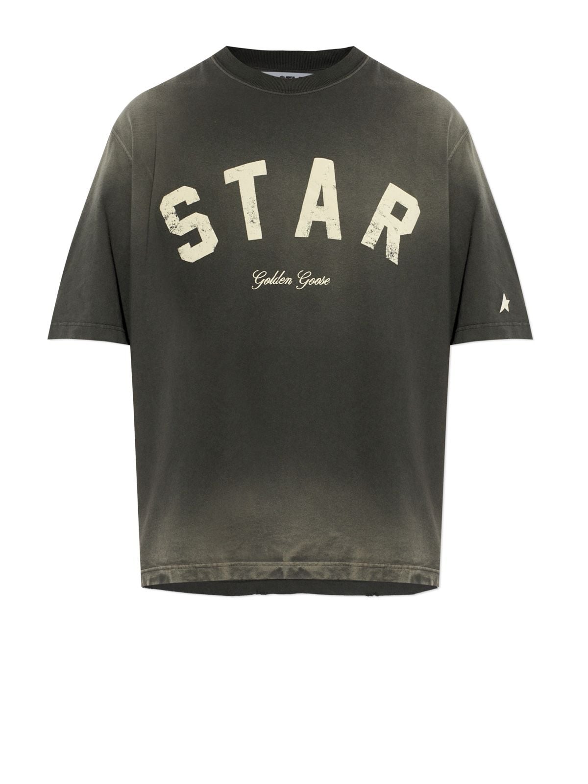 Grey star relaxed fit t-shirt