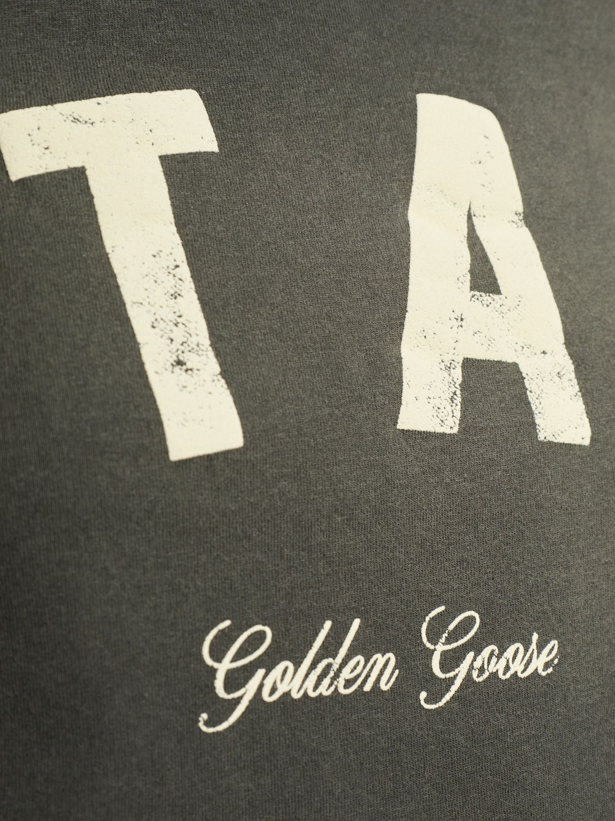 Grey star relaxed fit t-shirt GOLDEN GOOSE