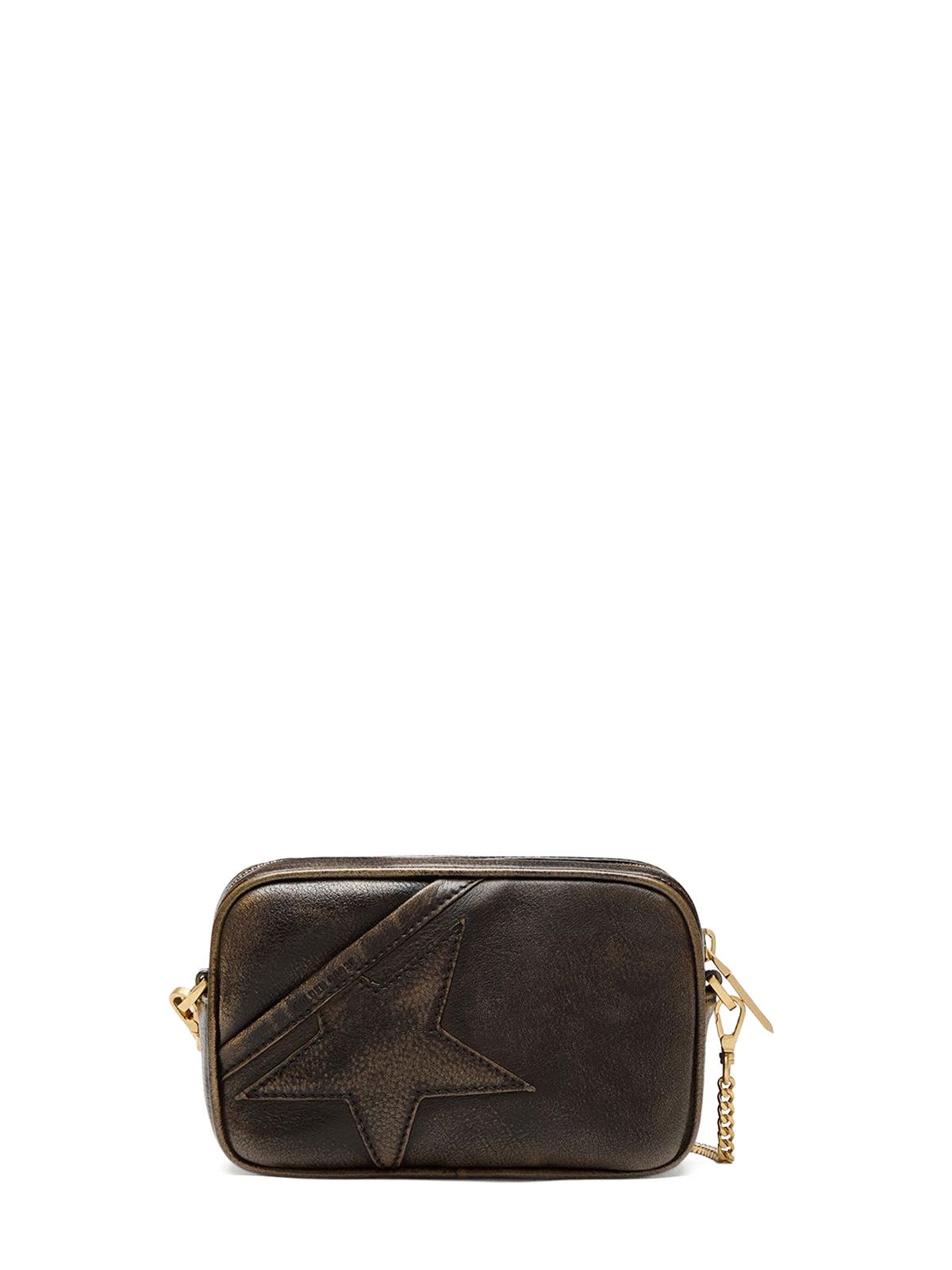 Borsa a spalla mini star marrone