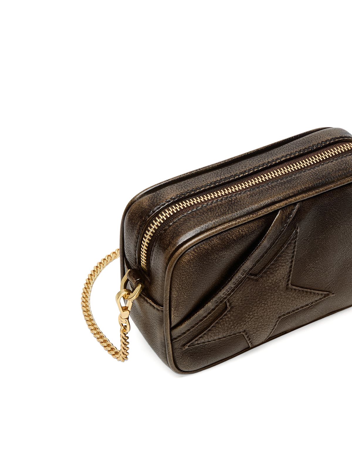 Borsa a spalla mini star marrone GOLDEN GOOSE