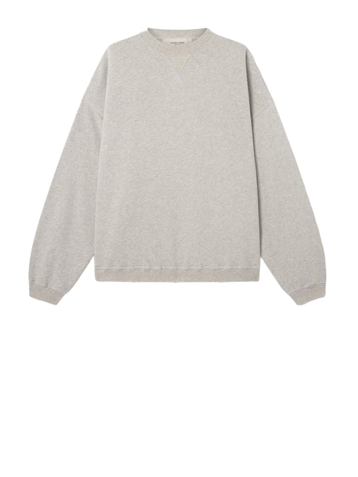 Grey journey oversize crewneck sweatshirt