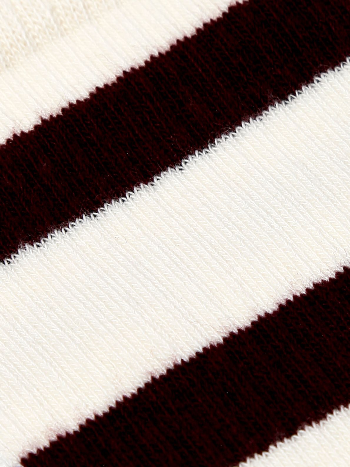 White burgundy high rib socks GOLDEN GOOSE