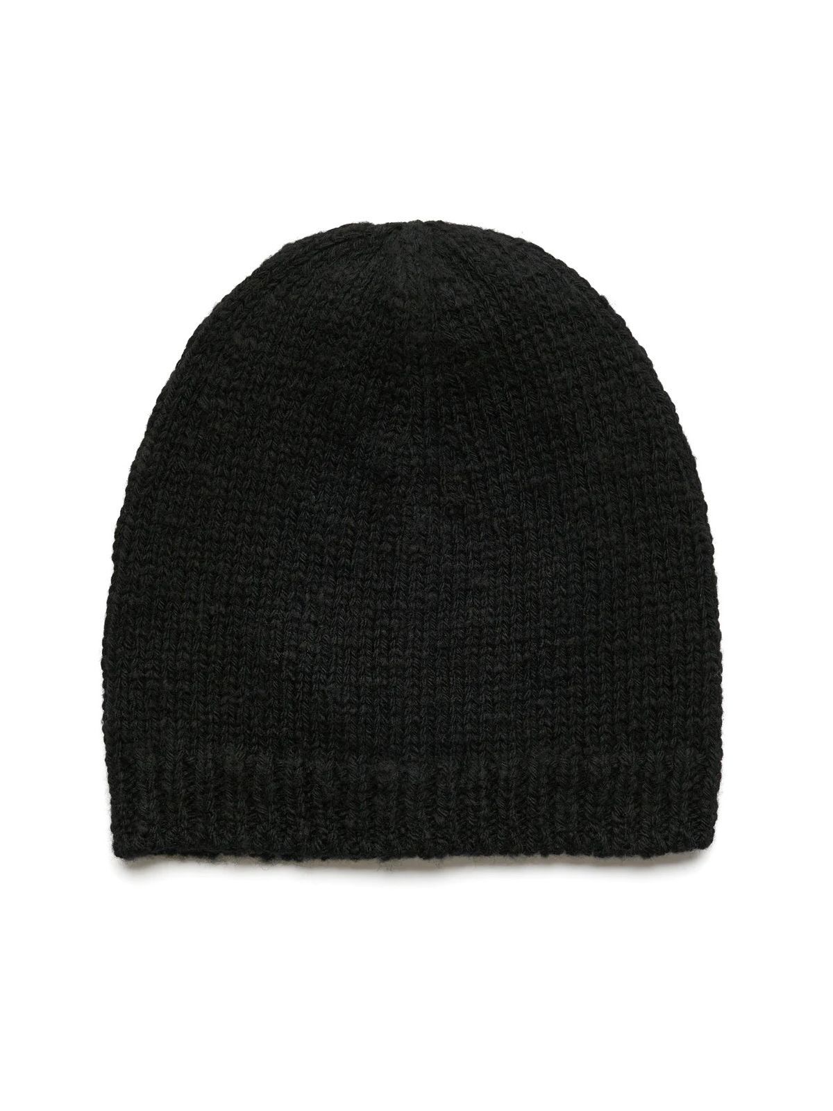 Black classic beanie