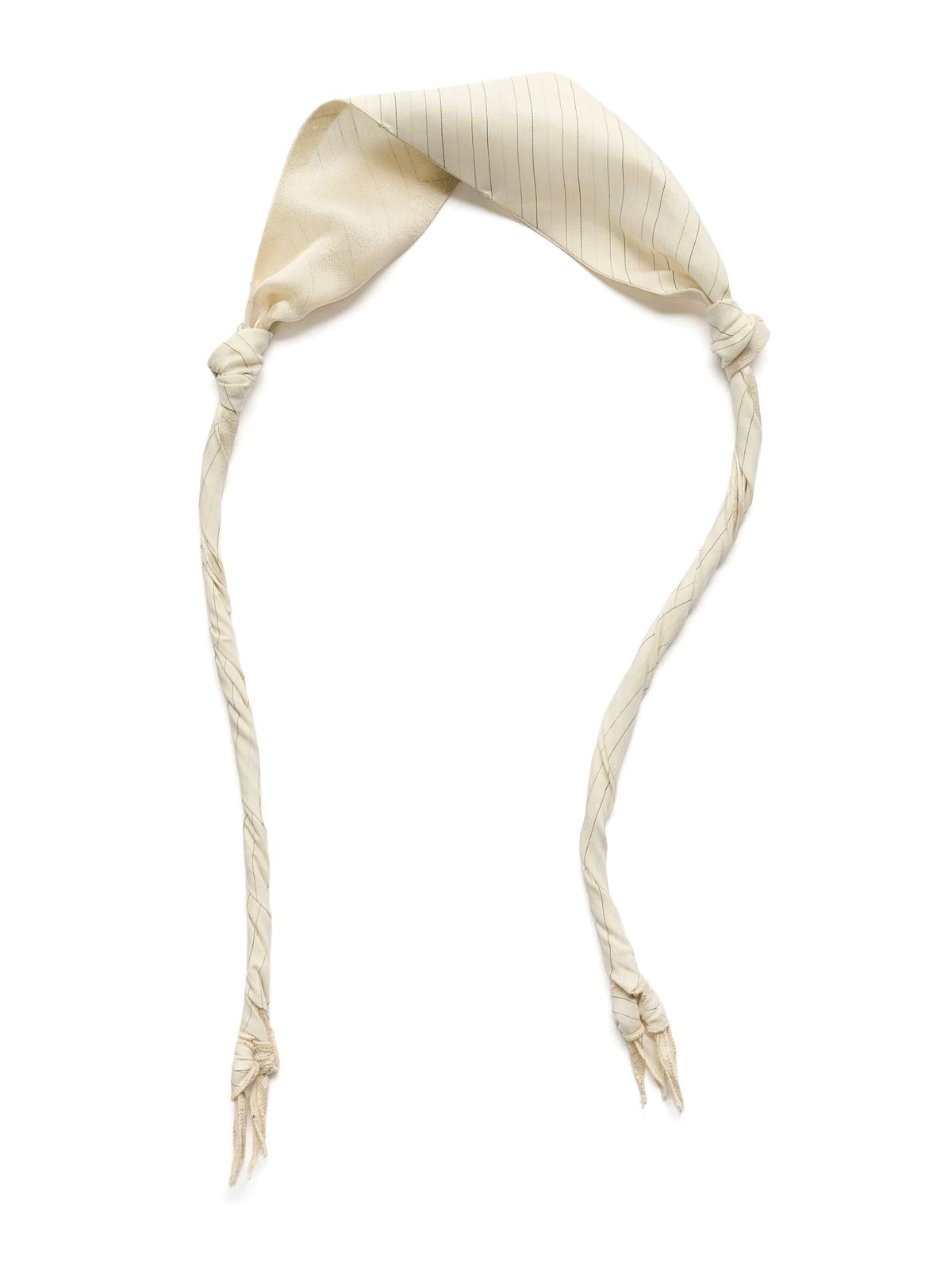 Cravattino twisted beige
