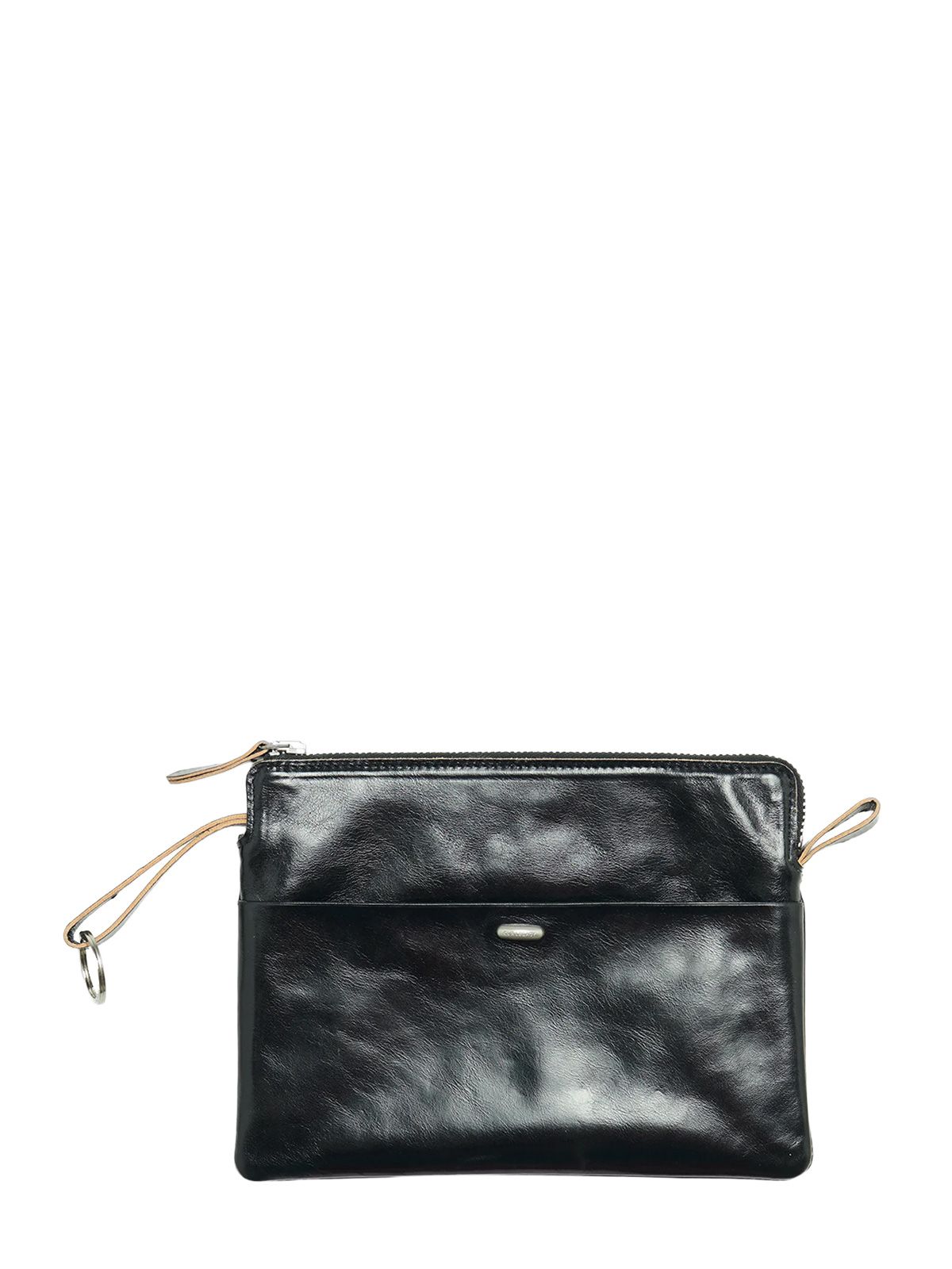 Black supporter organizer clutch