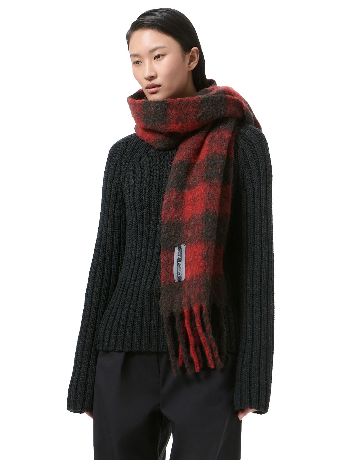 Red estate scarf OUR LEGACY