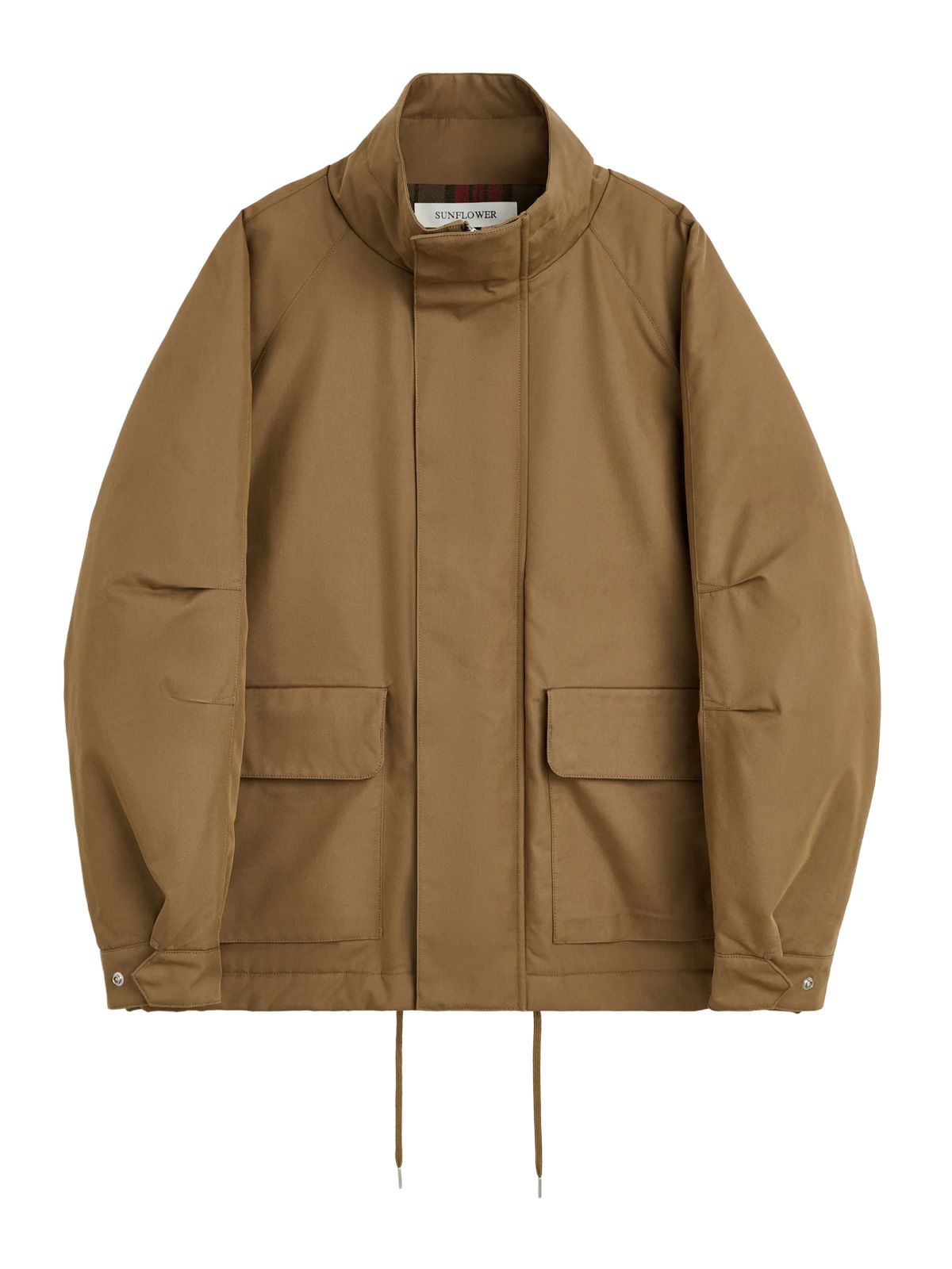 Khaki winter field jacket