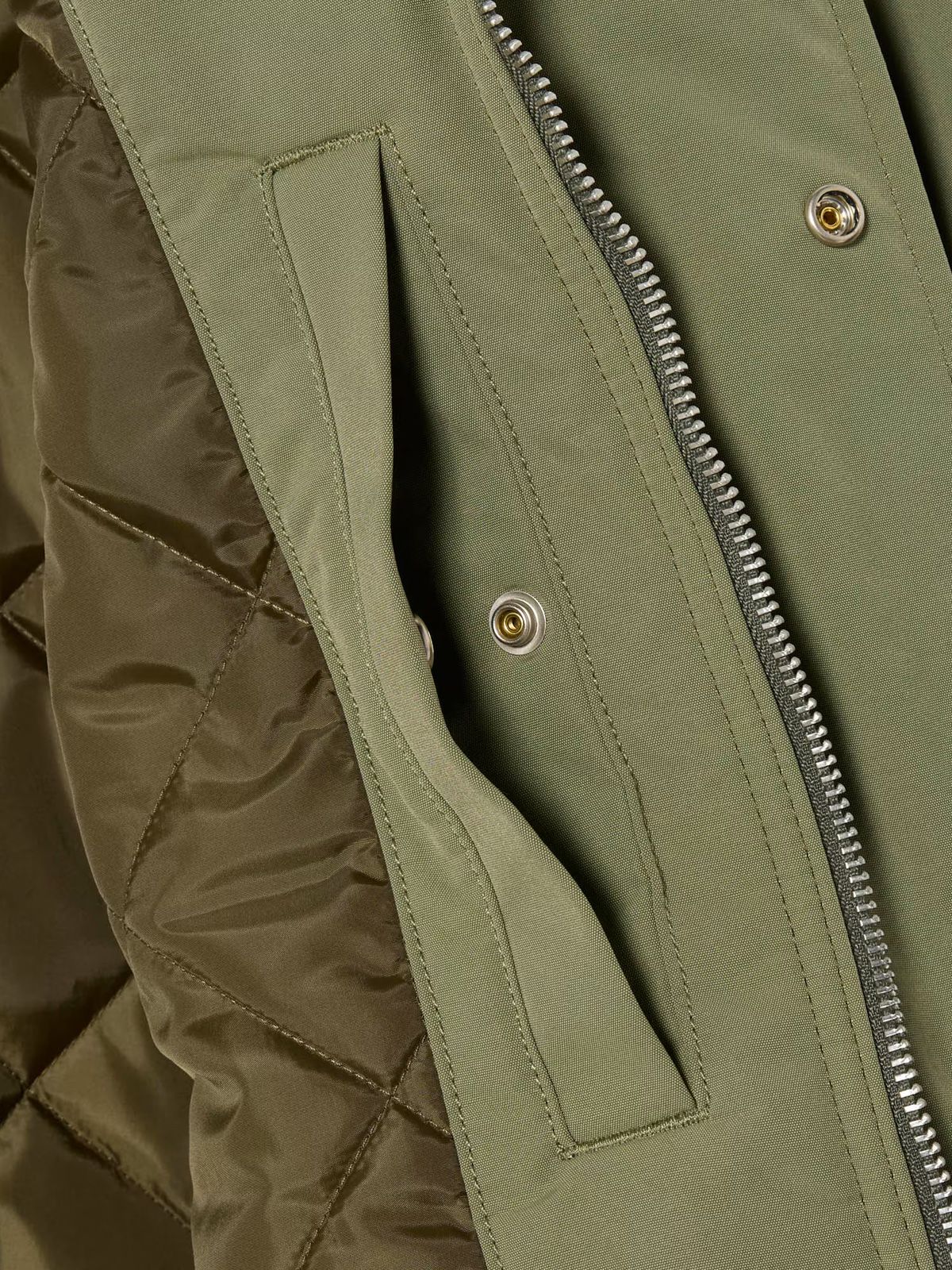 Military green jacket LACOSTE