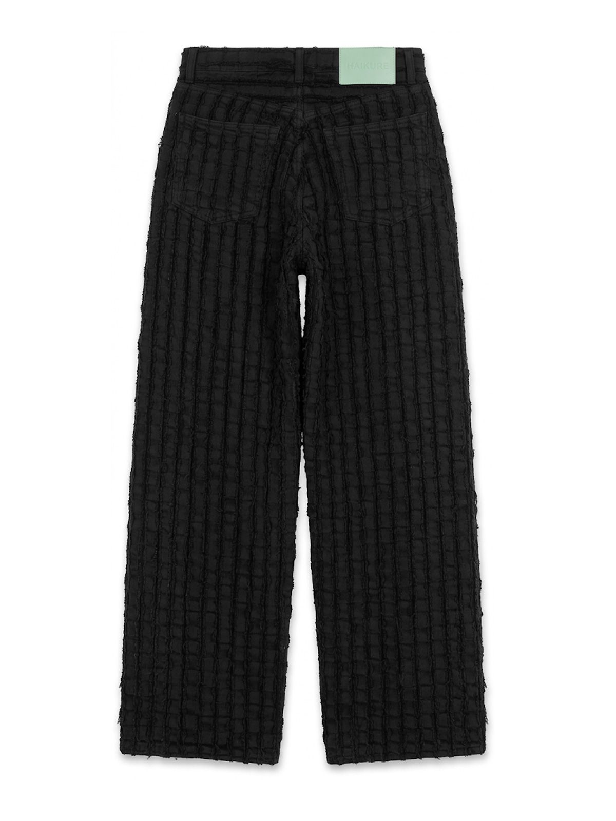 Black bethany bull stripe jeans HAIKURE