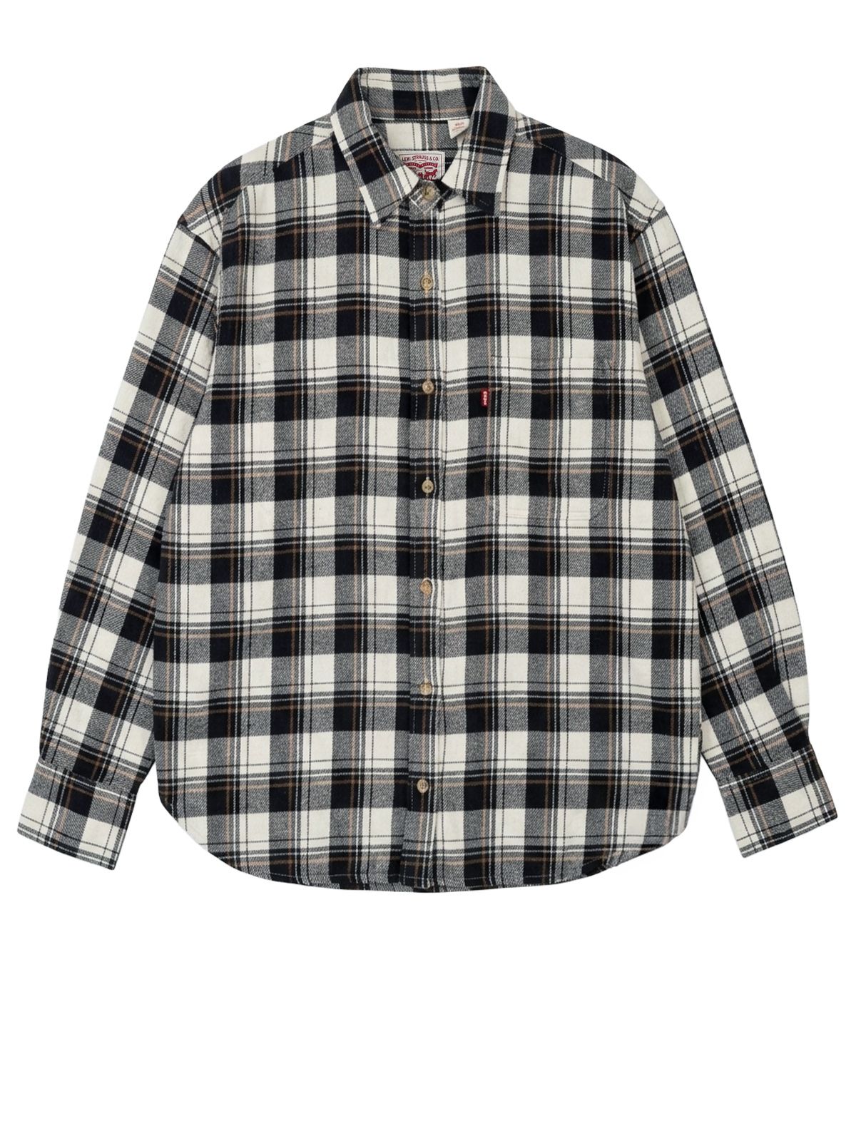 Camicia in flanella nash antracite