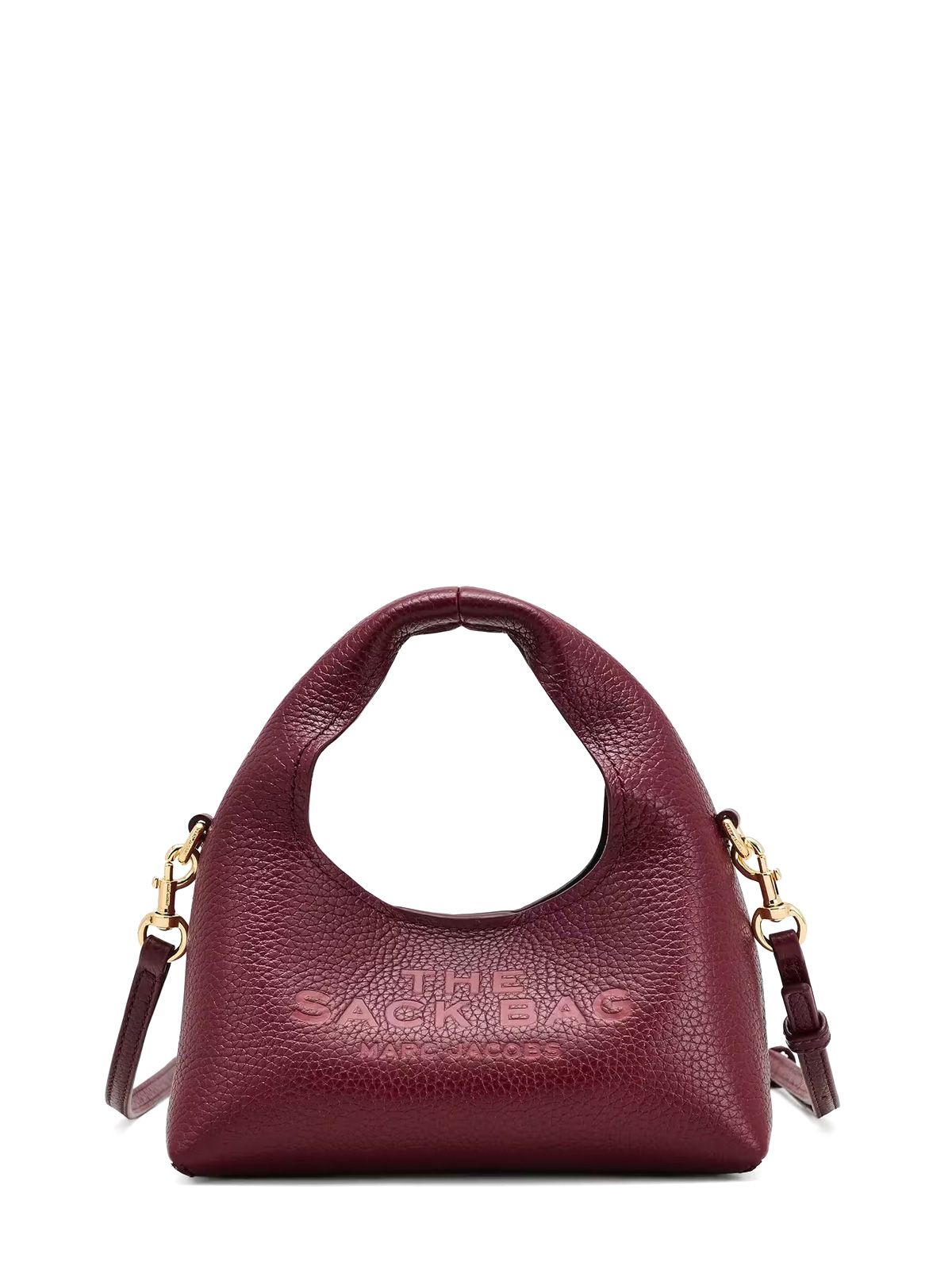 Borsa a tracolla micro rosso ciliegia