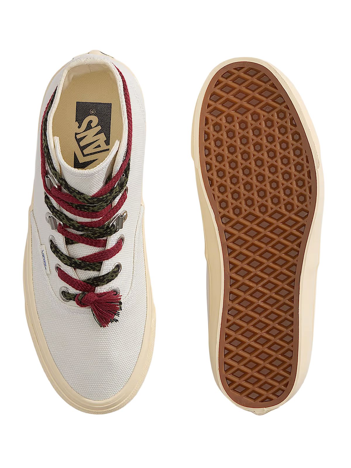 White authentic hi sneakers VANS