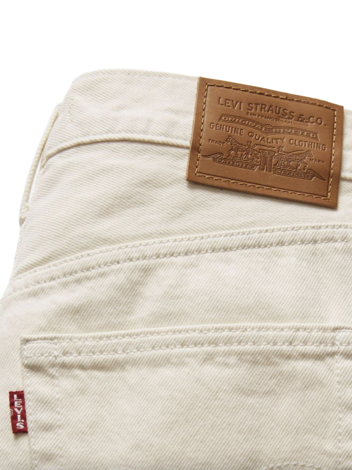 Jeans a vita alta e gamba larga bianchi LEVI'S