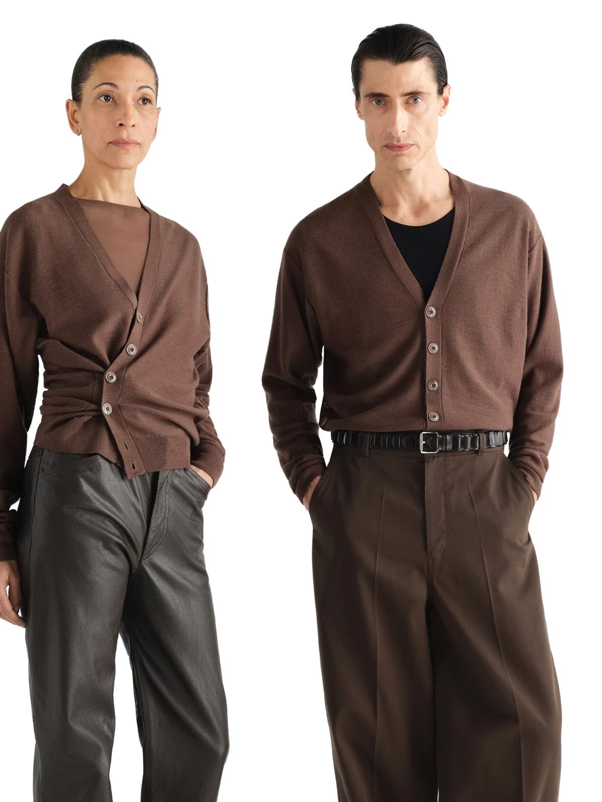 Shitake relaxed twisted cardigan LEMAIRE