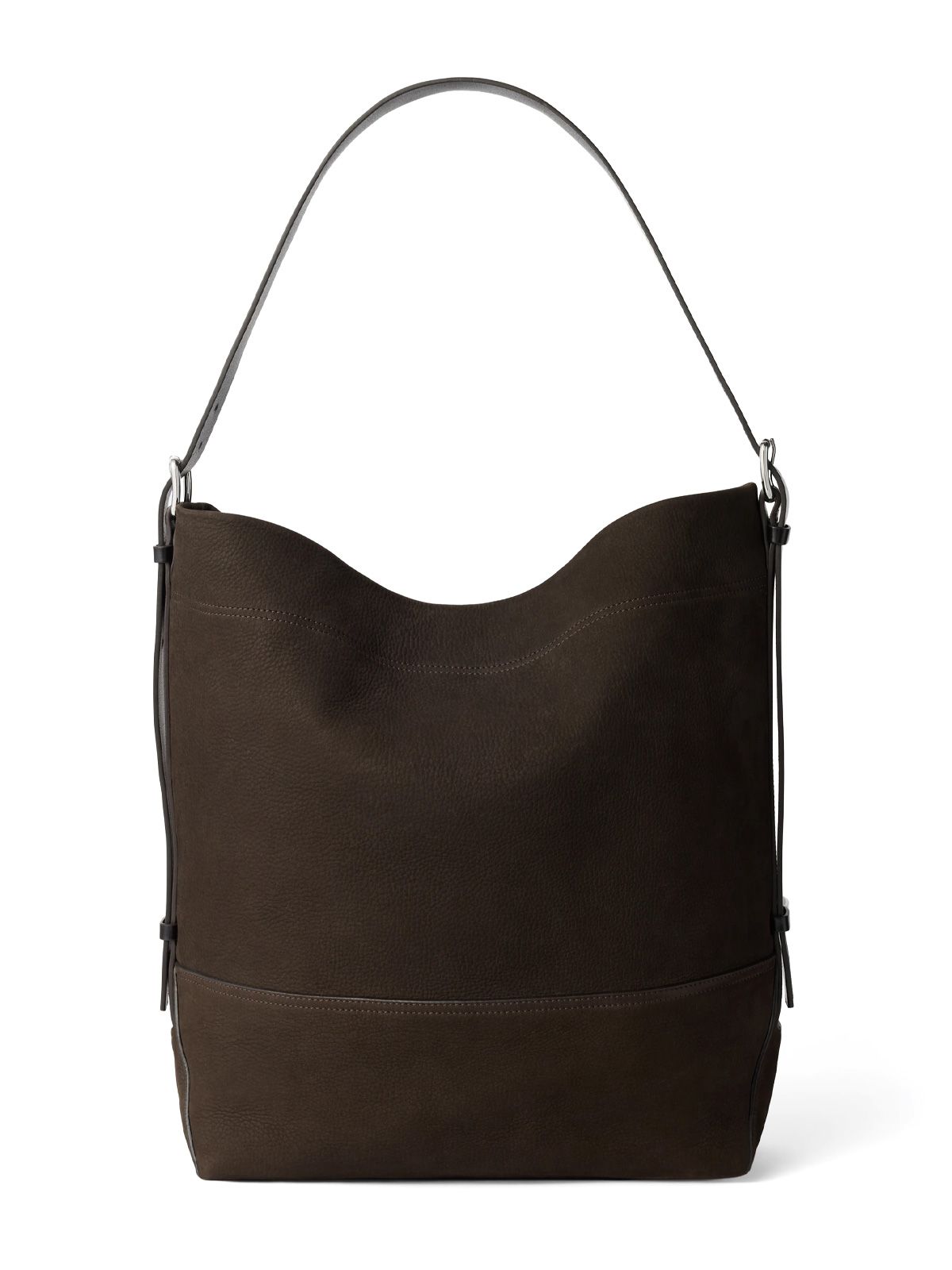 Borsa tote con cinturino ebano