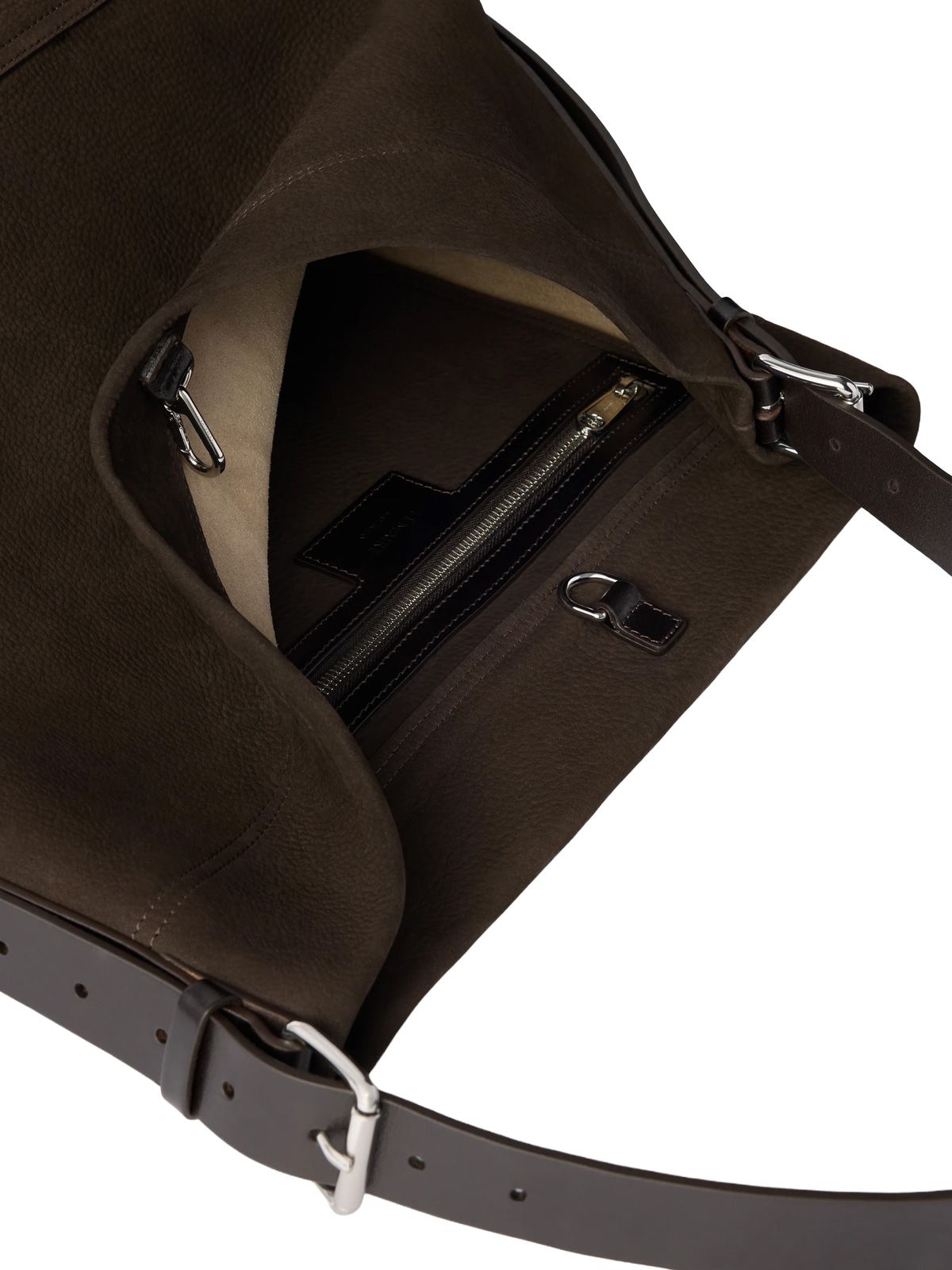 Borsa tote con cinturino ebano LEMAIRE