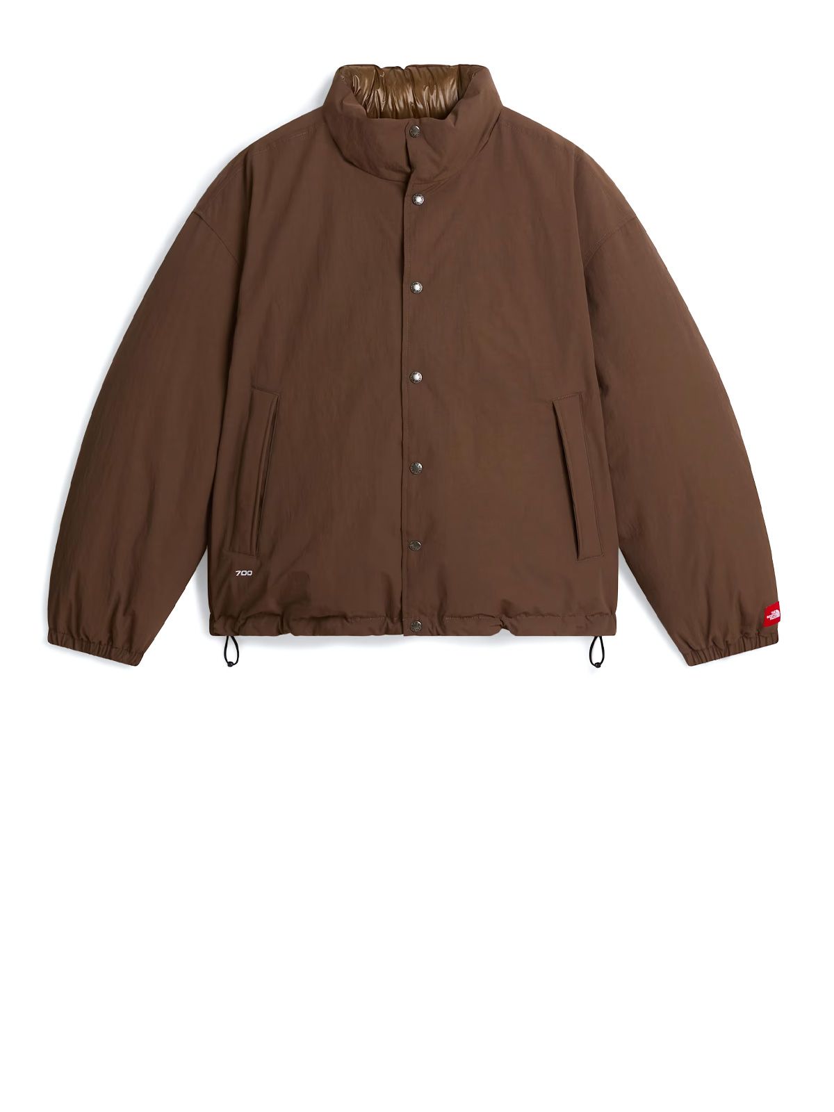 Giacca tnf red box down marrone