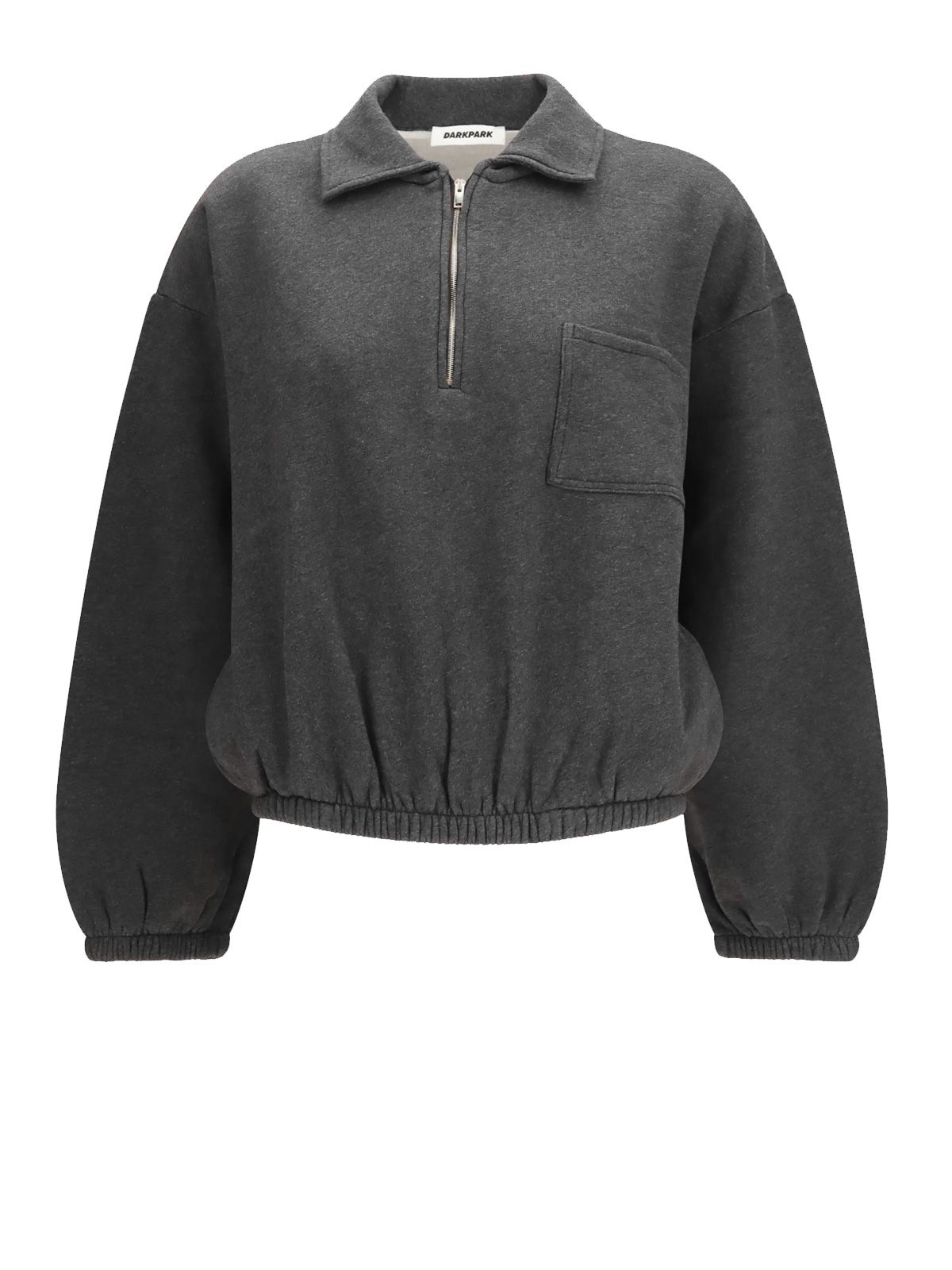 Dark grey alva cropped sweatshirt