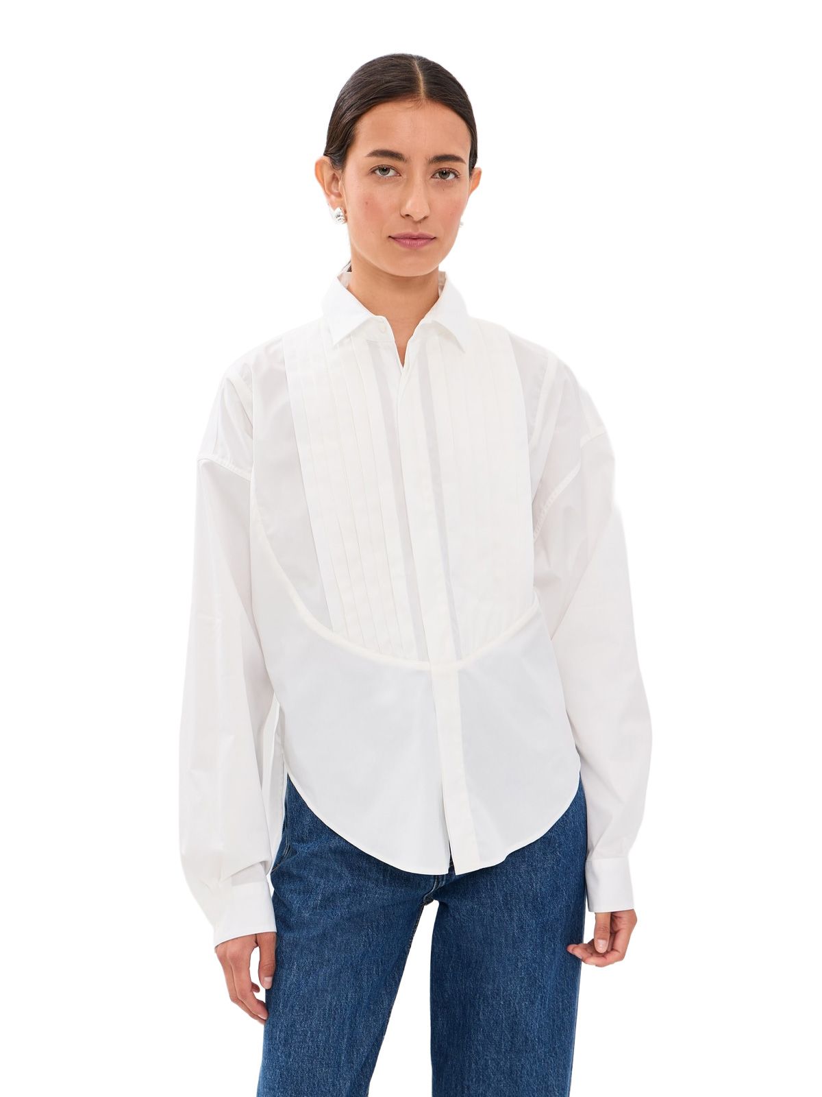 Camicia albert modello frac bianca DARKPARK