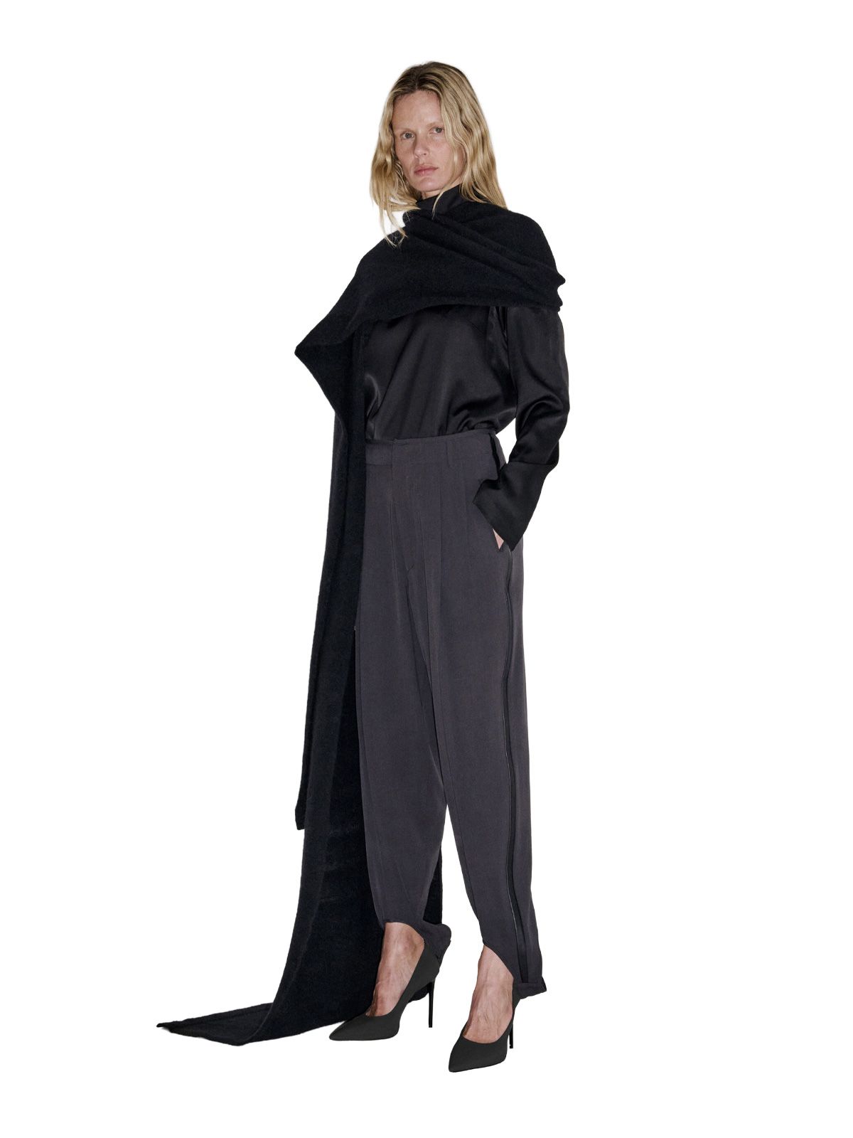 Pantaloni marta con staffa viola scuro DARKPARK