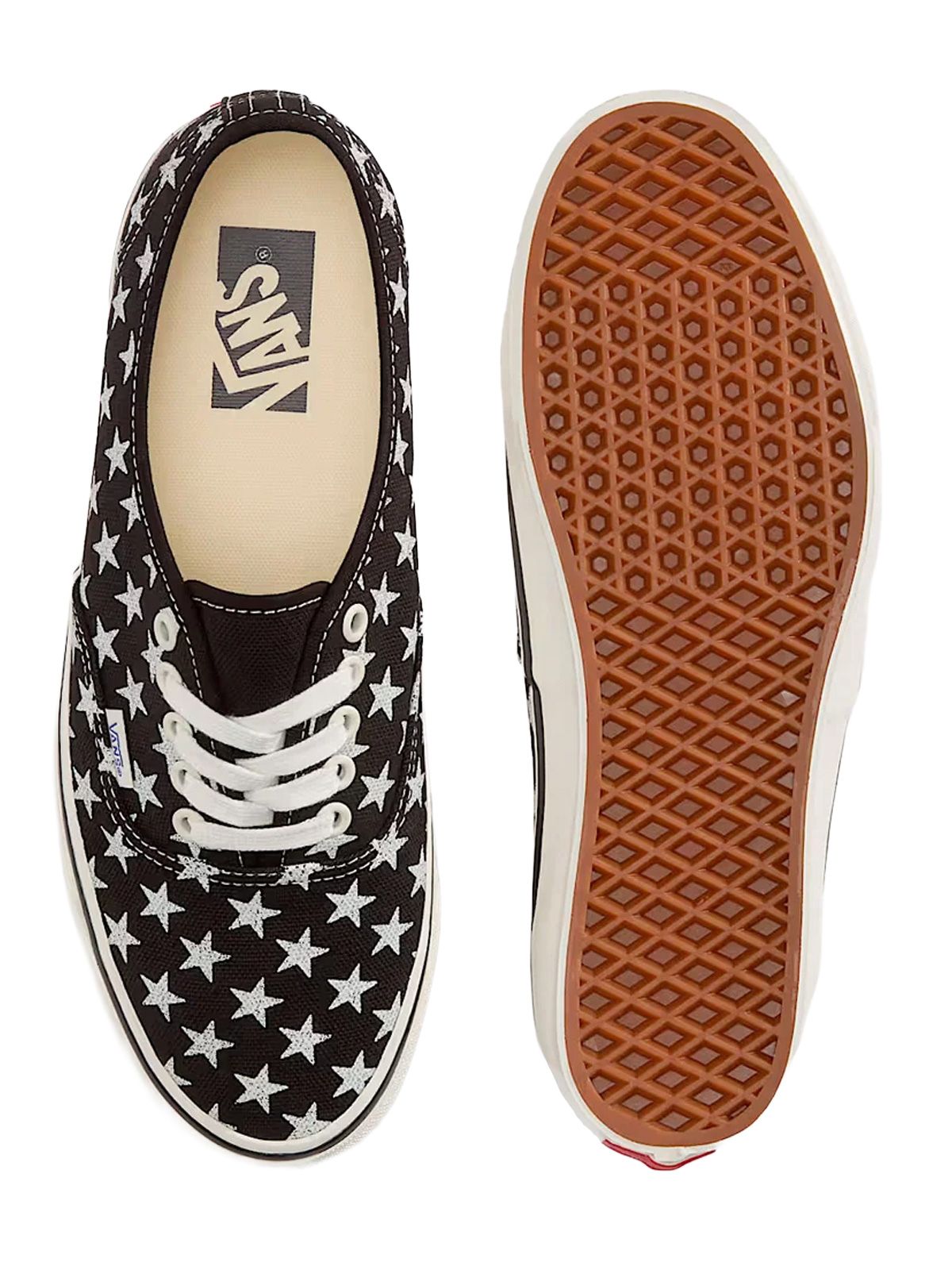 Sneakers lx authentic 44 stars bianche e nere VANS