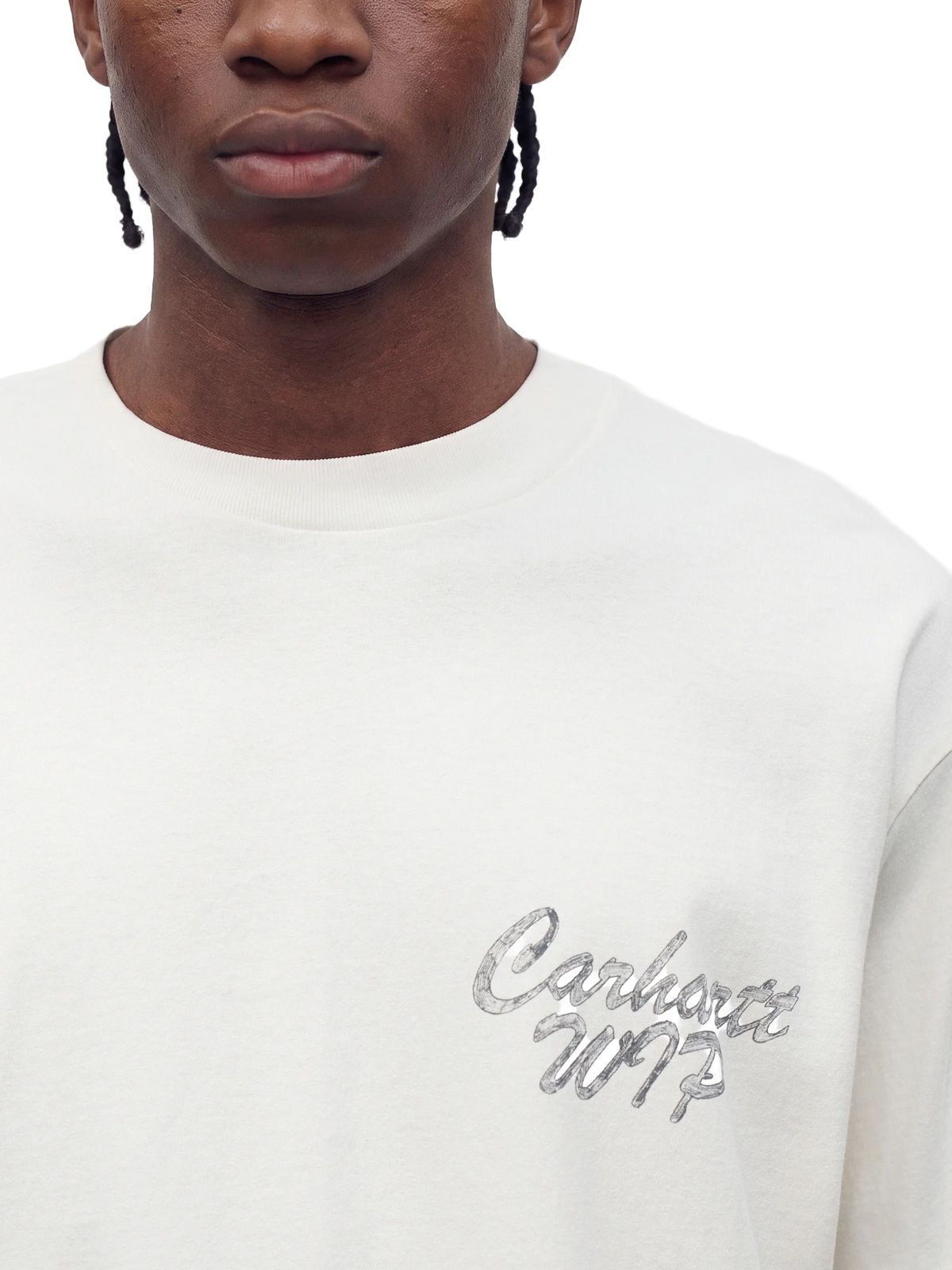 T-shirt hatching script neutro CARHARTT WIP
