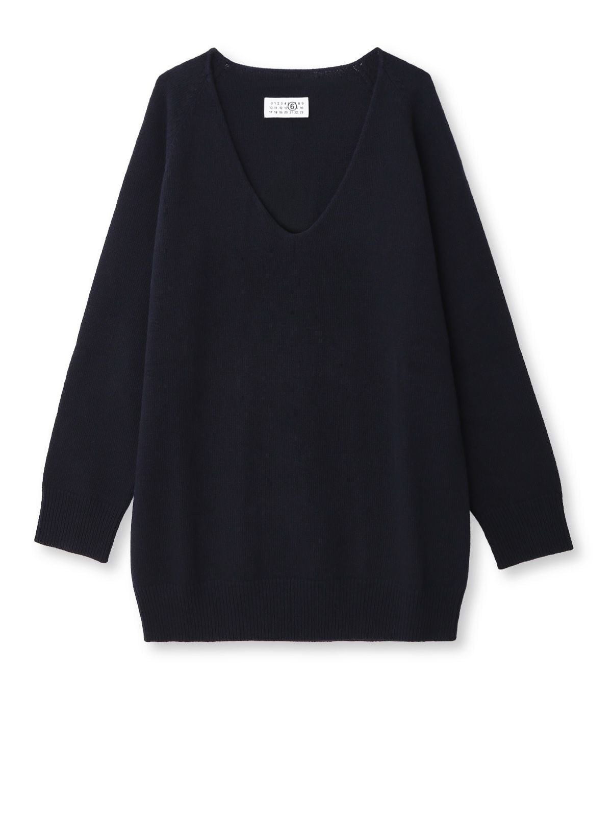 Navy V neck sweater
