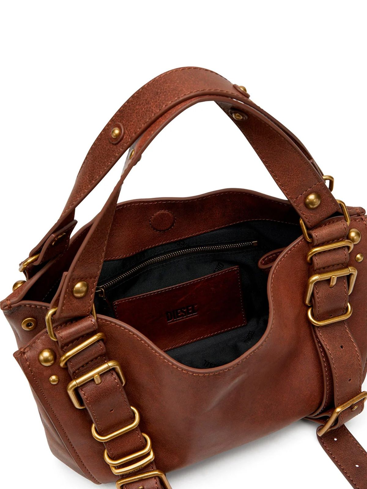 Borsa a mano d-one marroncino DIESEL