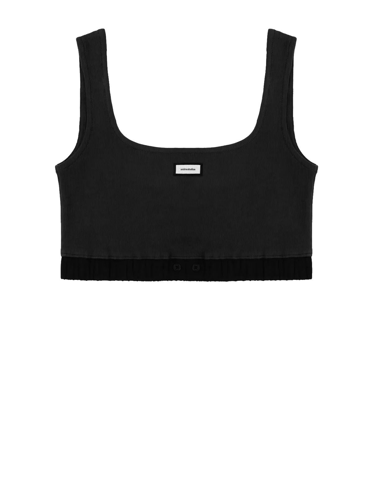 Black lounge bra top