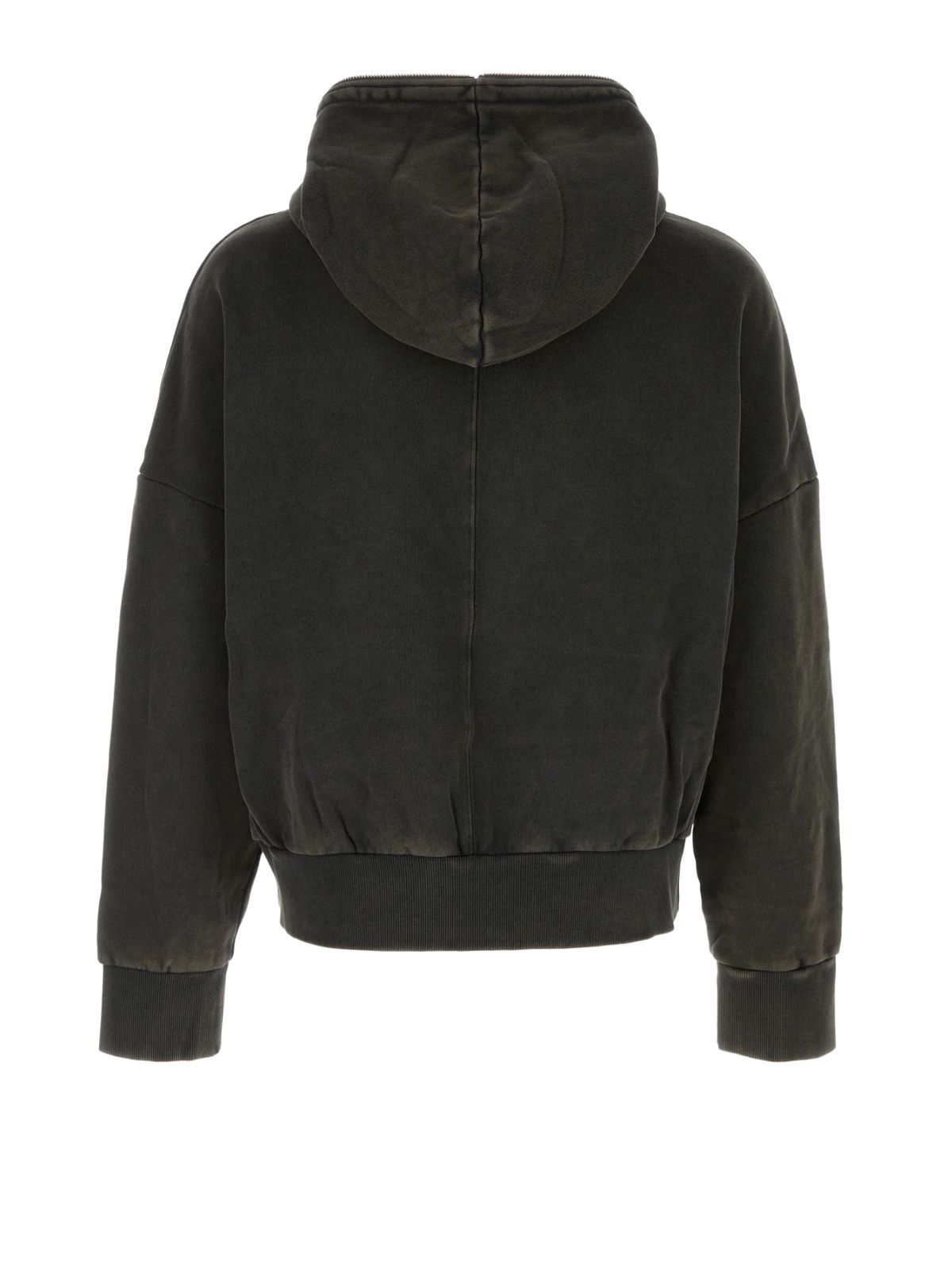 Washed black eternal zip sweatshirt ENTIRE STUDIOS