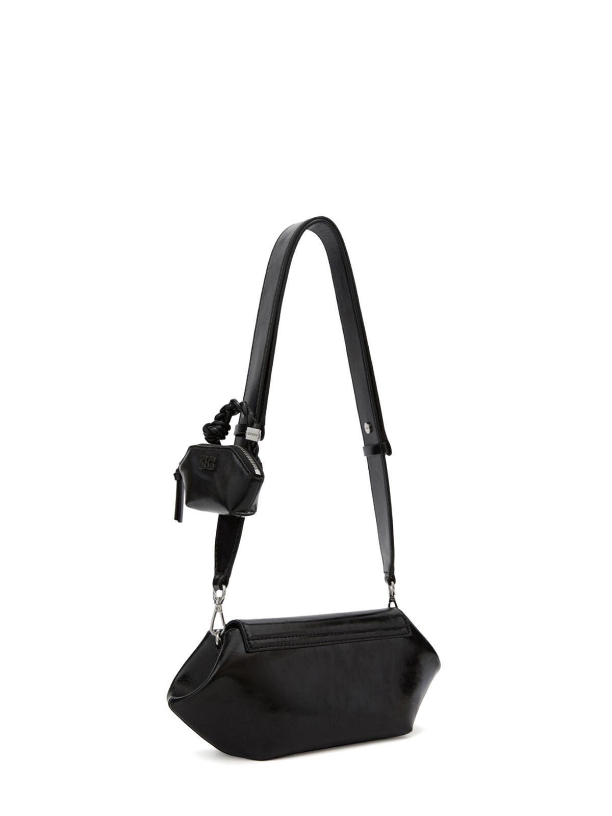 Black east/west box bou shoulder bag GANNI