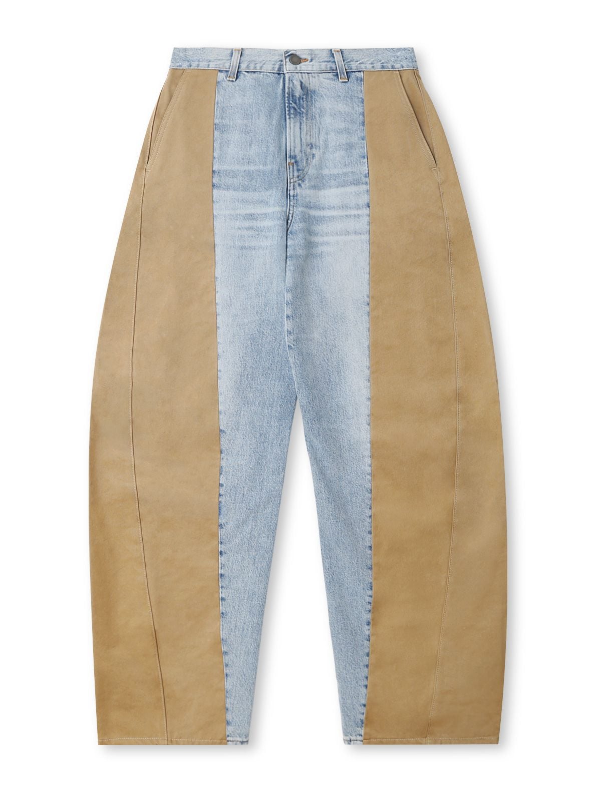 Blue beige clyde marfa jeans