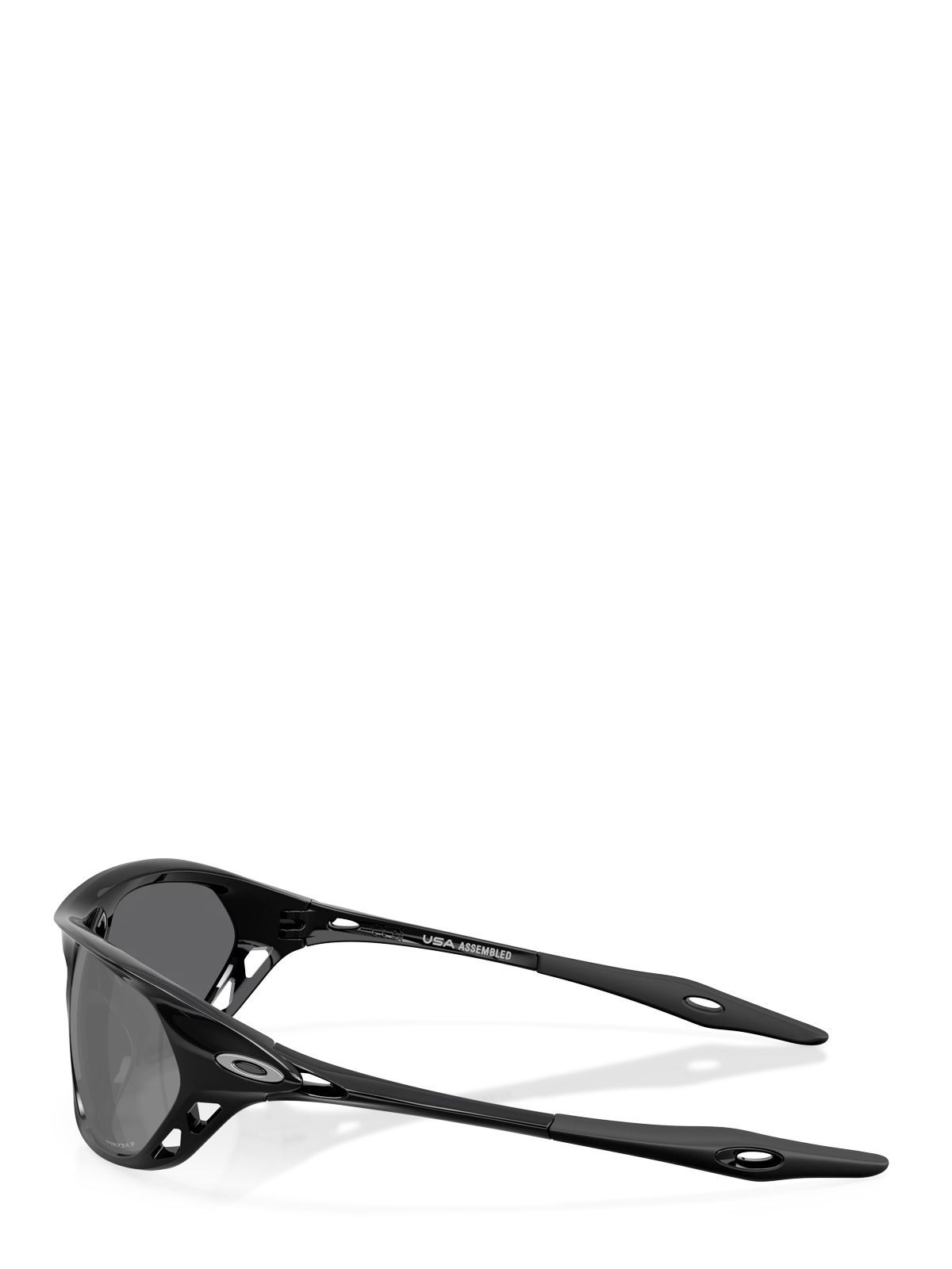 Polished black cage jacket sunglasses OAKLEY