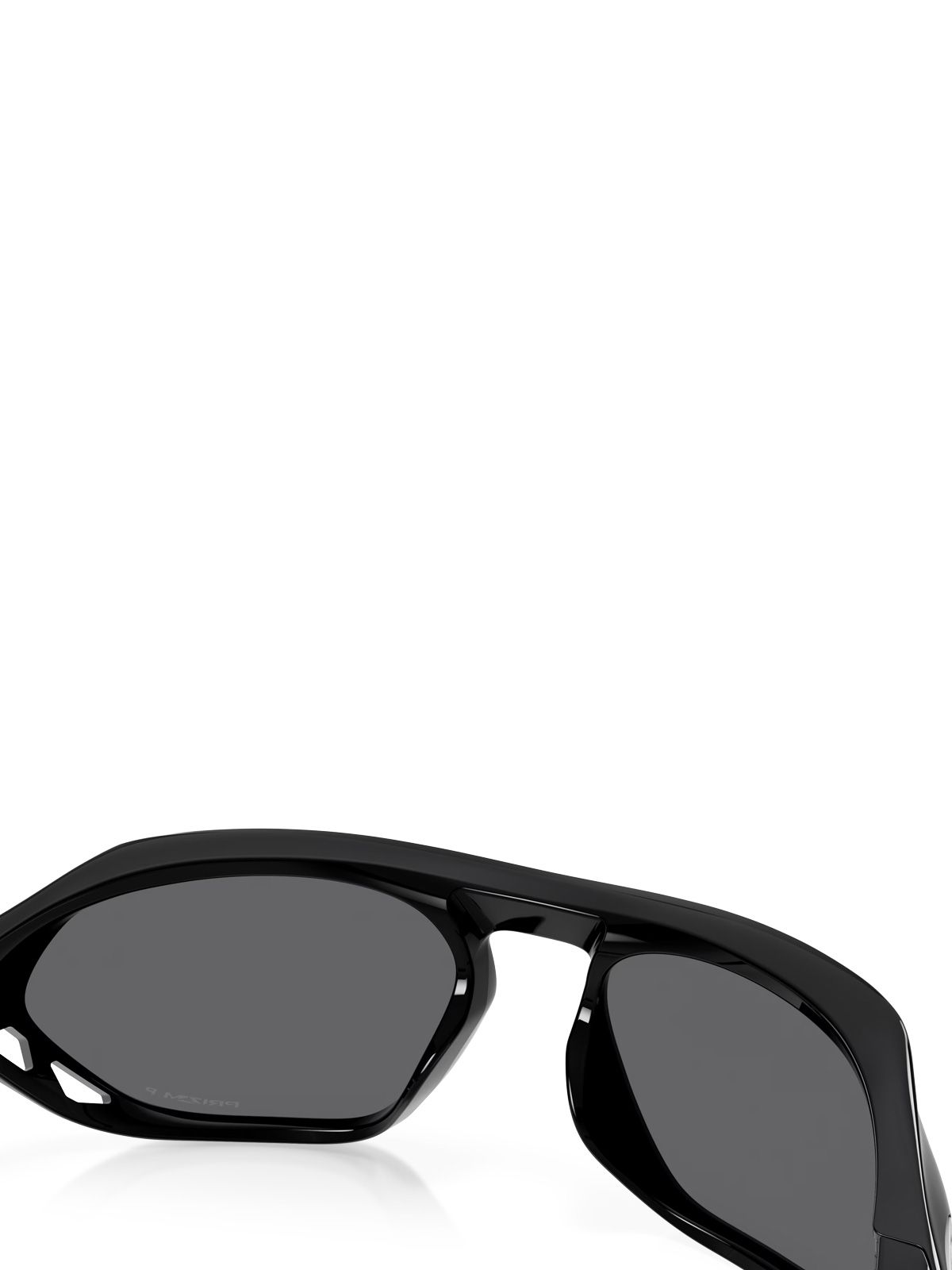 Polished black cage jacket sunglasses OAKLEY