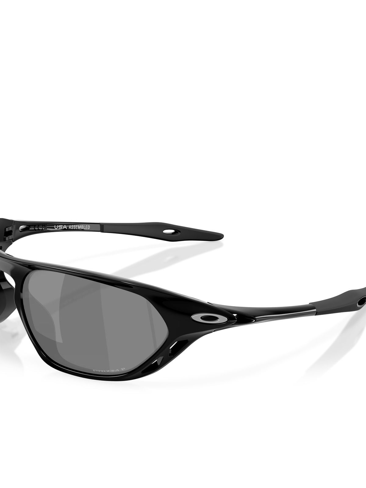 Polished black cage jacket sunglasses OAKLEY