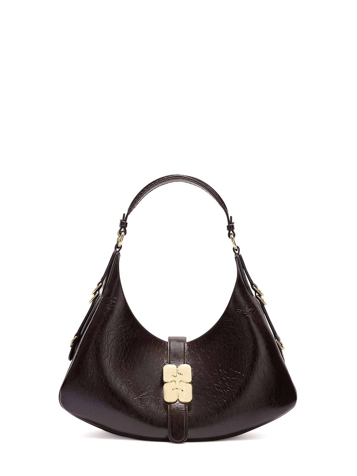 Demitasse kat small deep shine shoulder bag