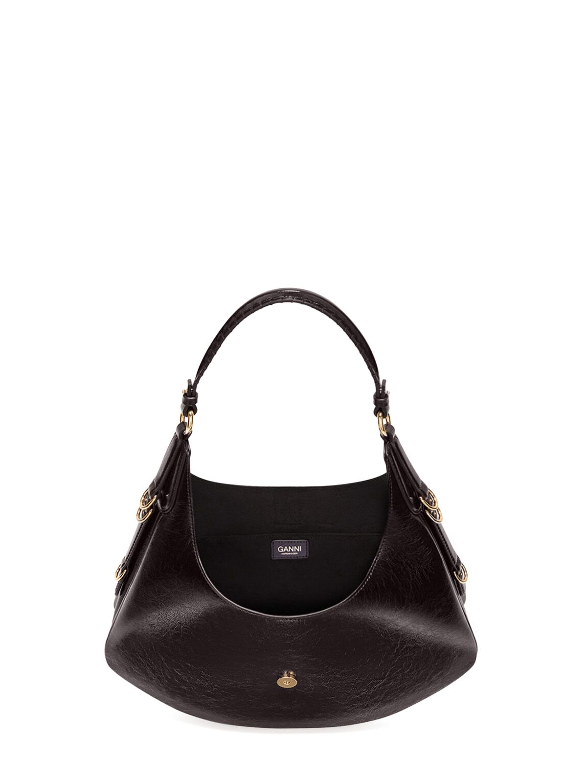 Demitasse kat small deep shine shoulder bag GANNI