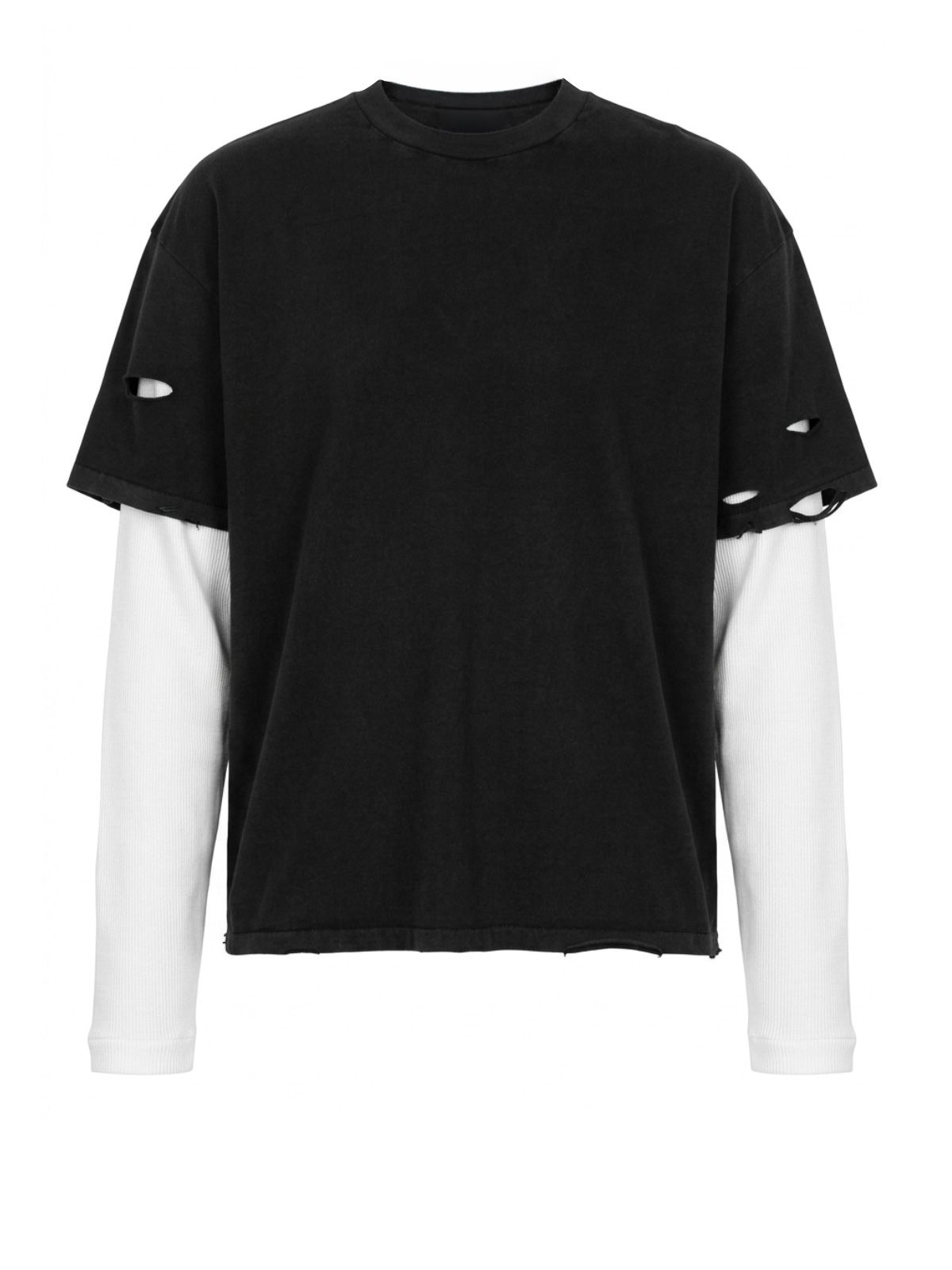 Black layer box t-shirt