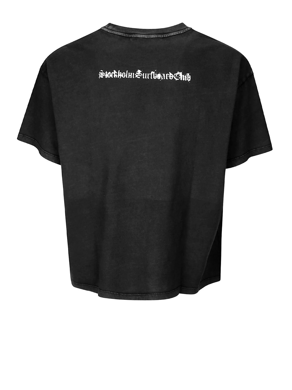 Black pocket tee crest t-shirt STOCKHOLM (SURFBOARD) CLUB