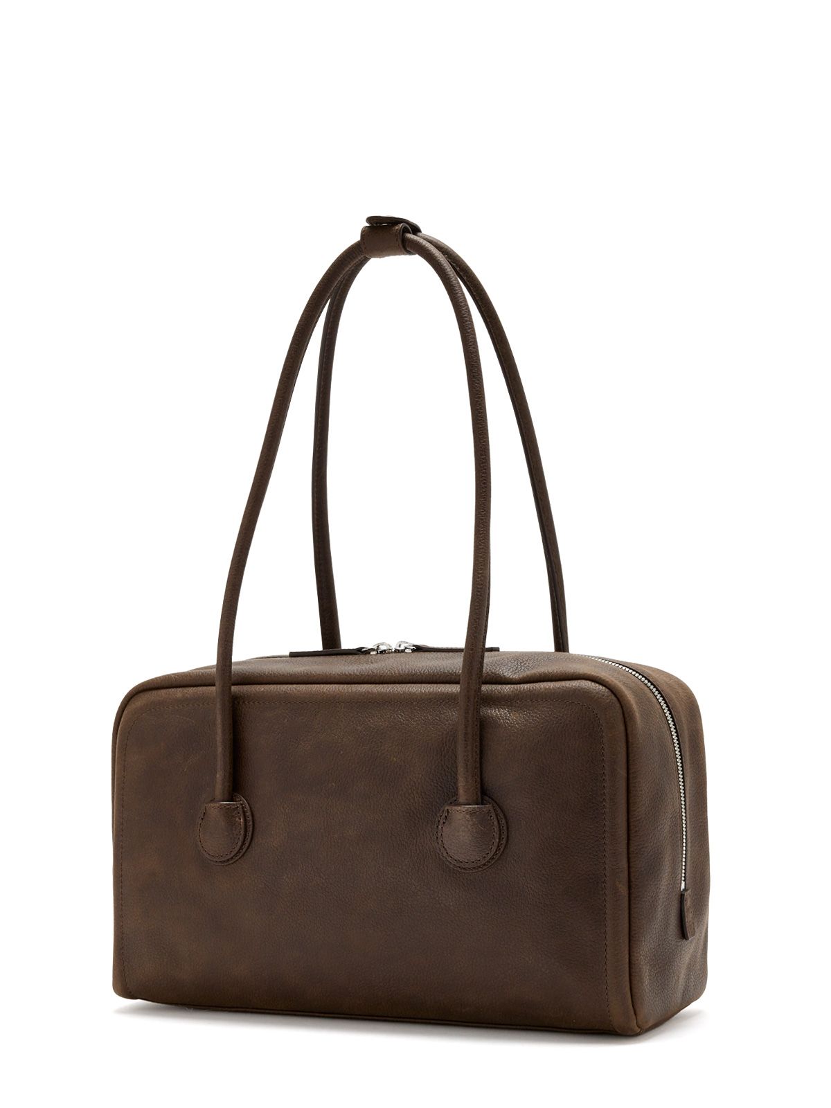 Brown soft boston shoulder bag MARGESHERWOOD