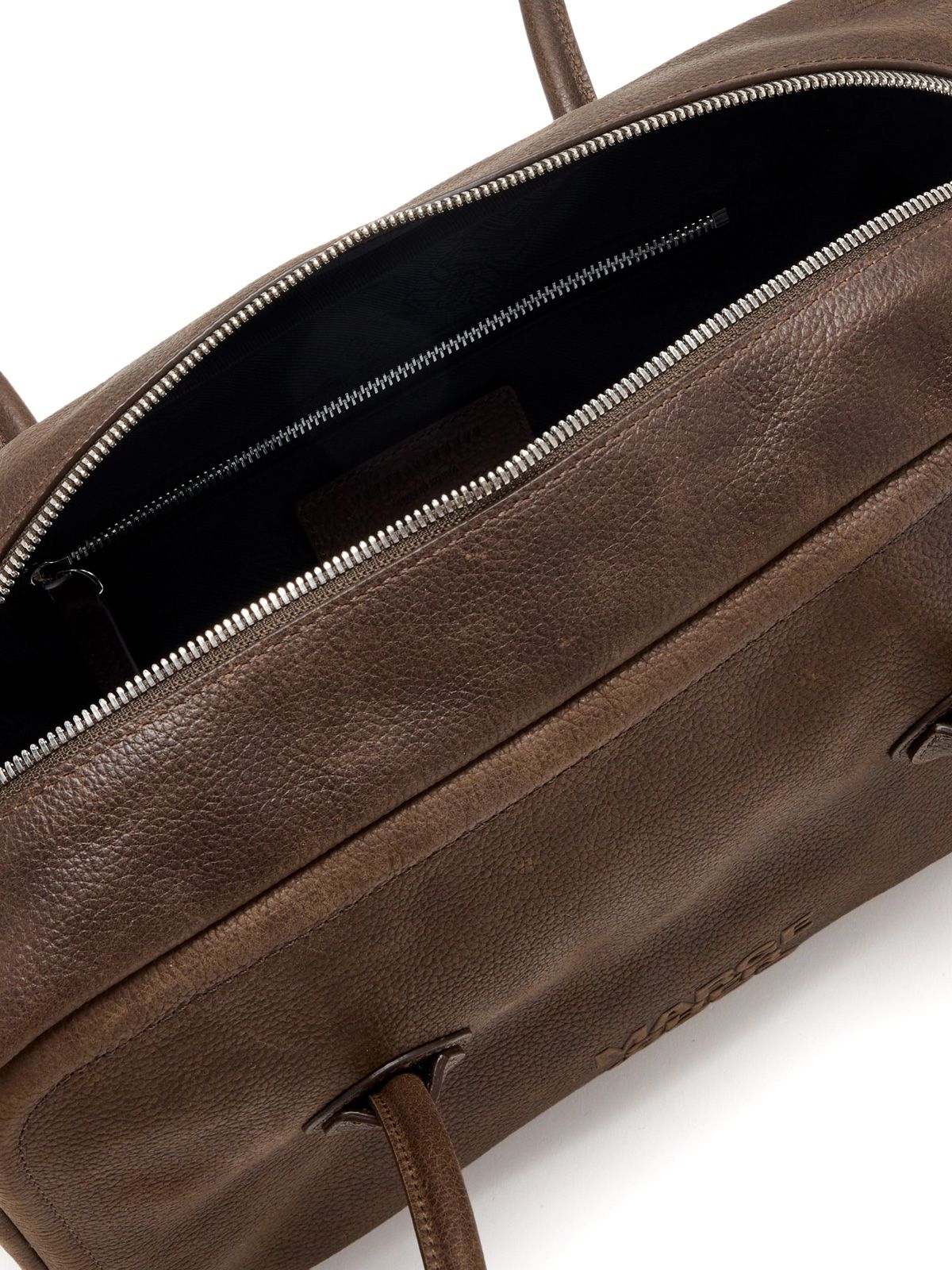 Brown soft boston shoulder bag MARGESHERWOOD