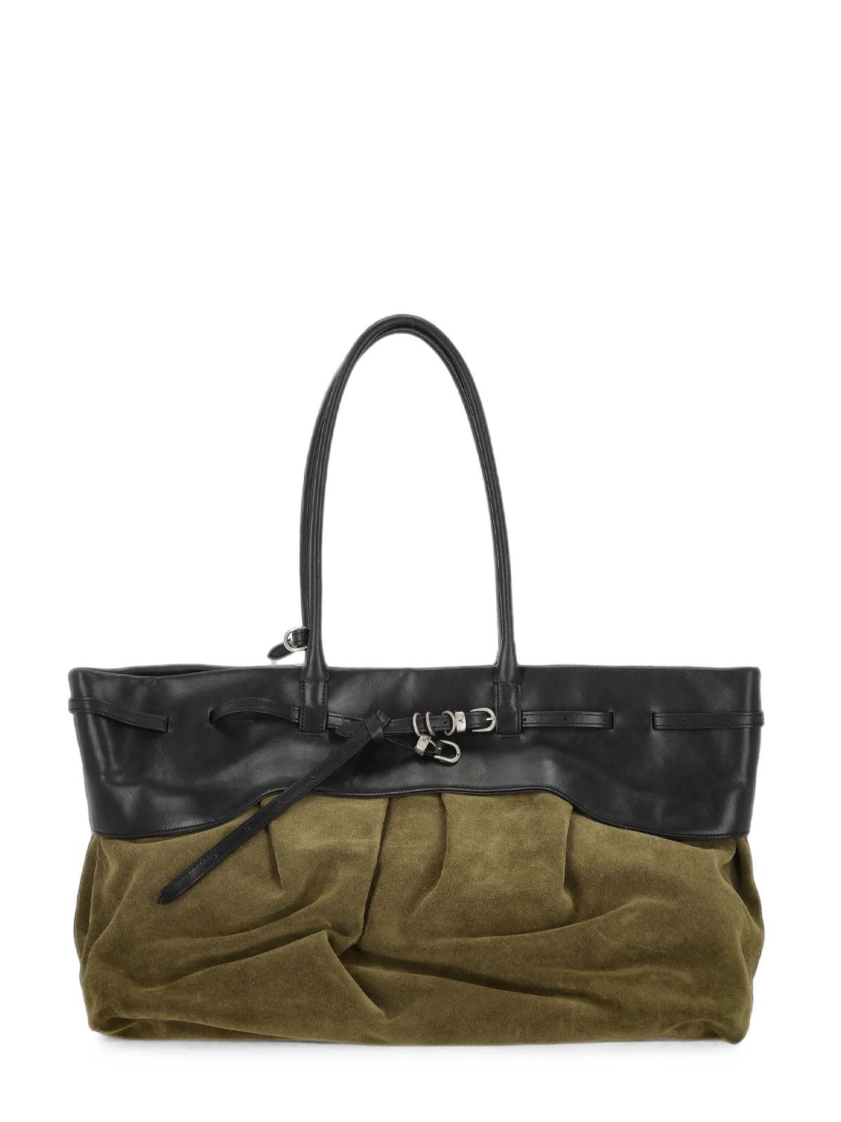 Black olive soft grandma layered bag