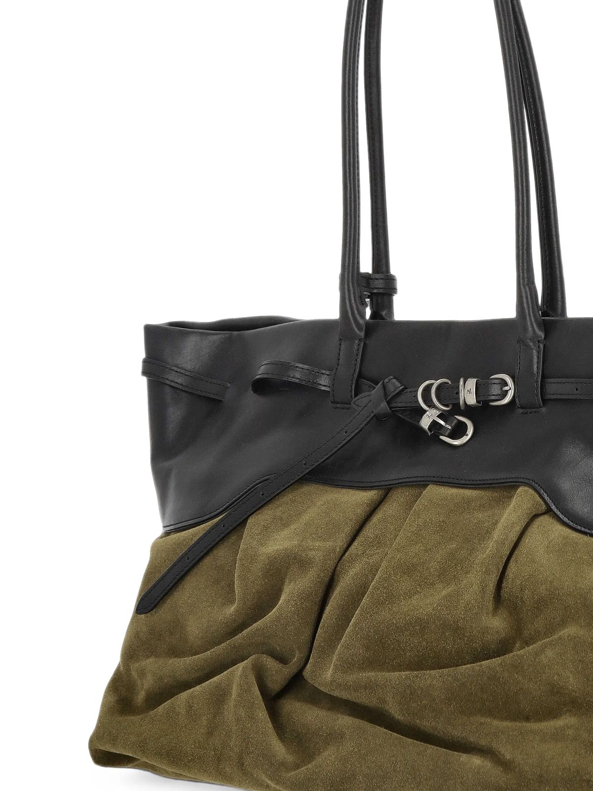 Black olive soft grandma layered bag MARGESHERWOOD
