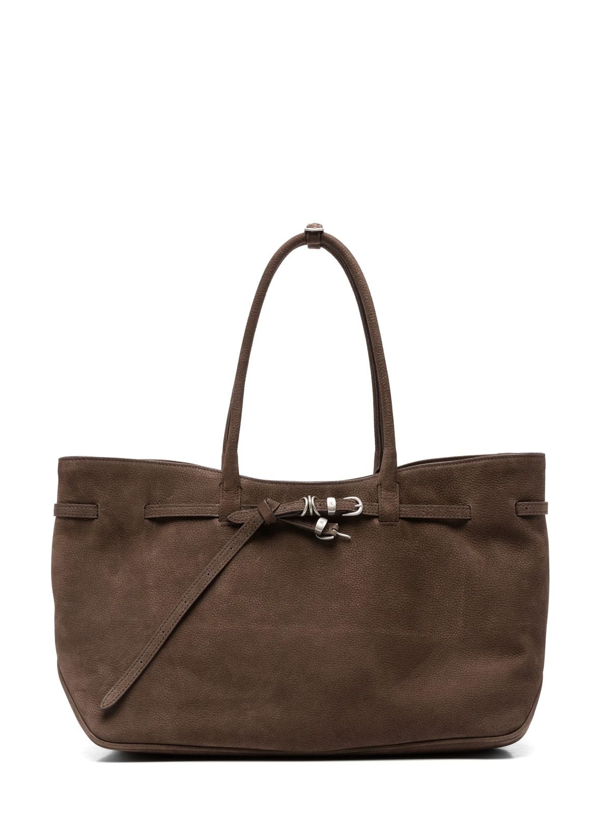 Dark brown large grandma used bag